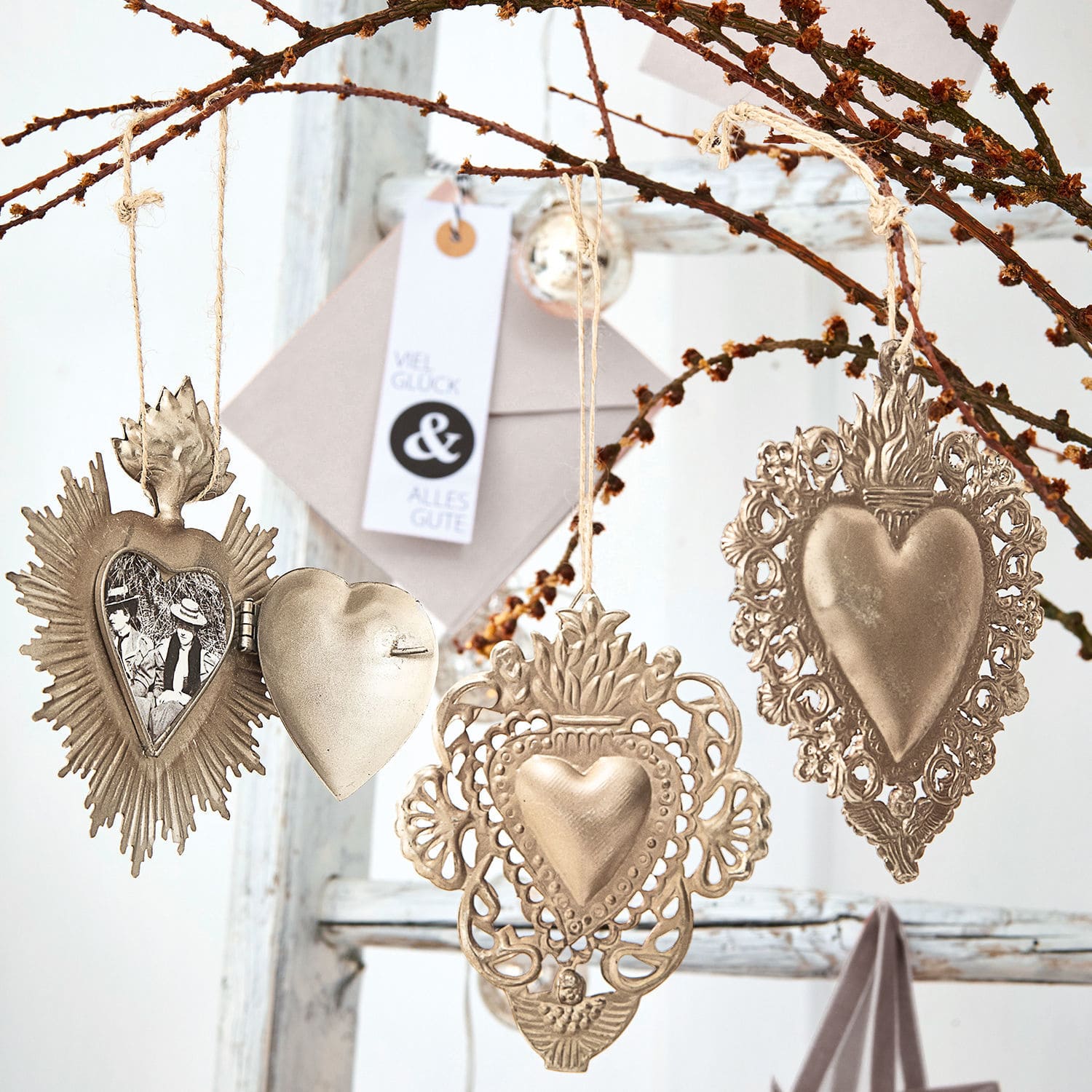 Set di 3 ornamenti Alexain