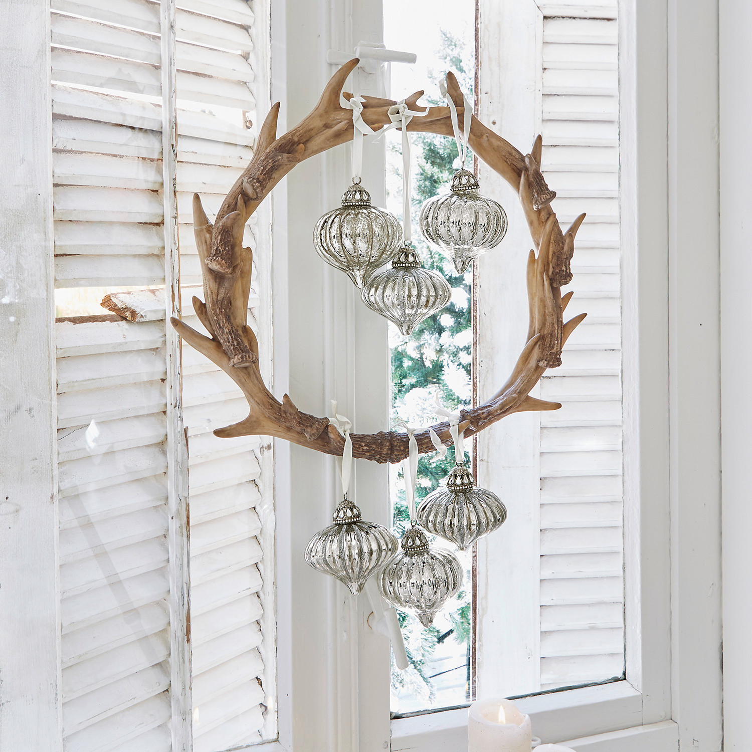 Set di 6 decorazioni natalizie Mourens