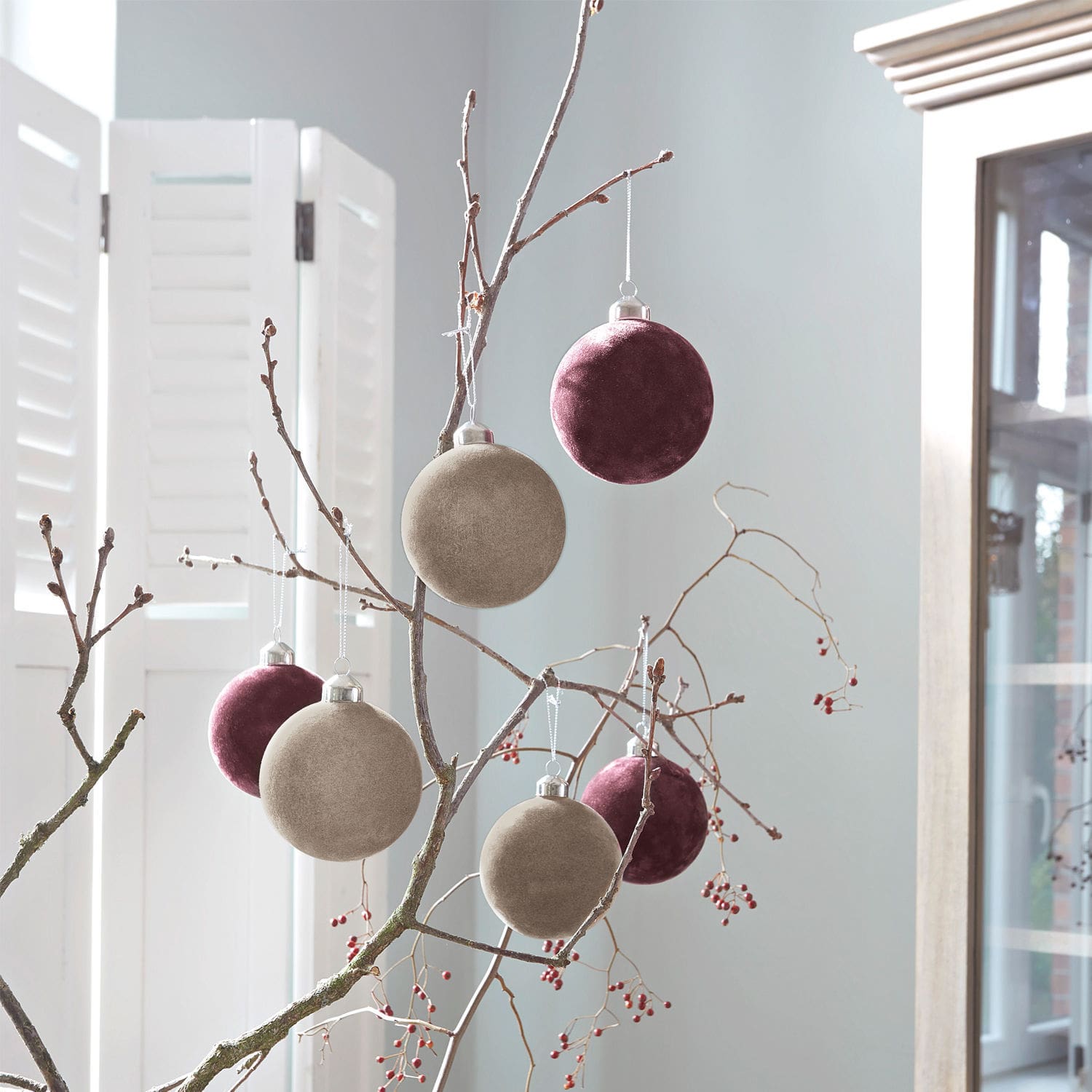 Set di 6 decorazioni natalizie Millas
