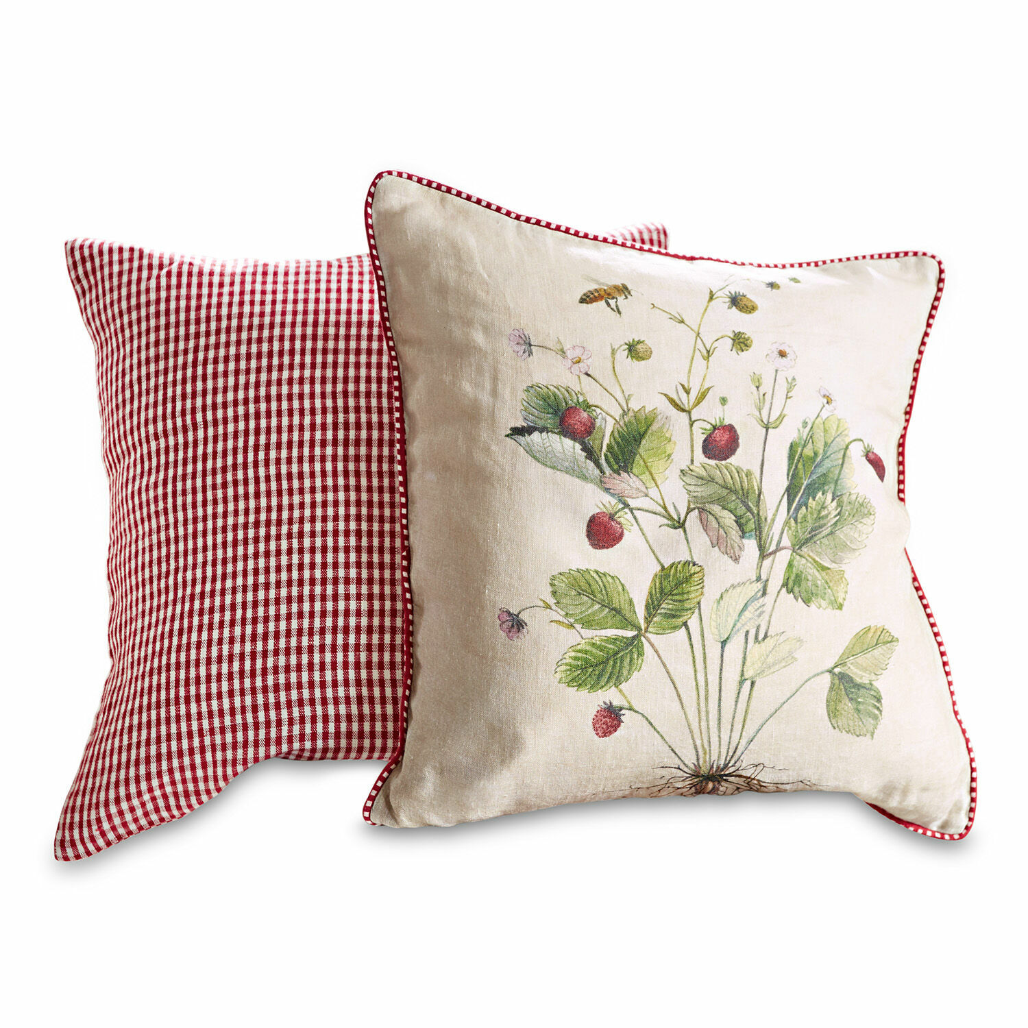 Coppia di copricuscini Strawberry