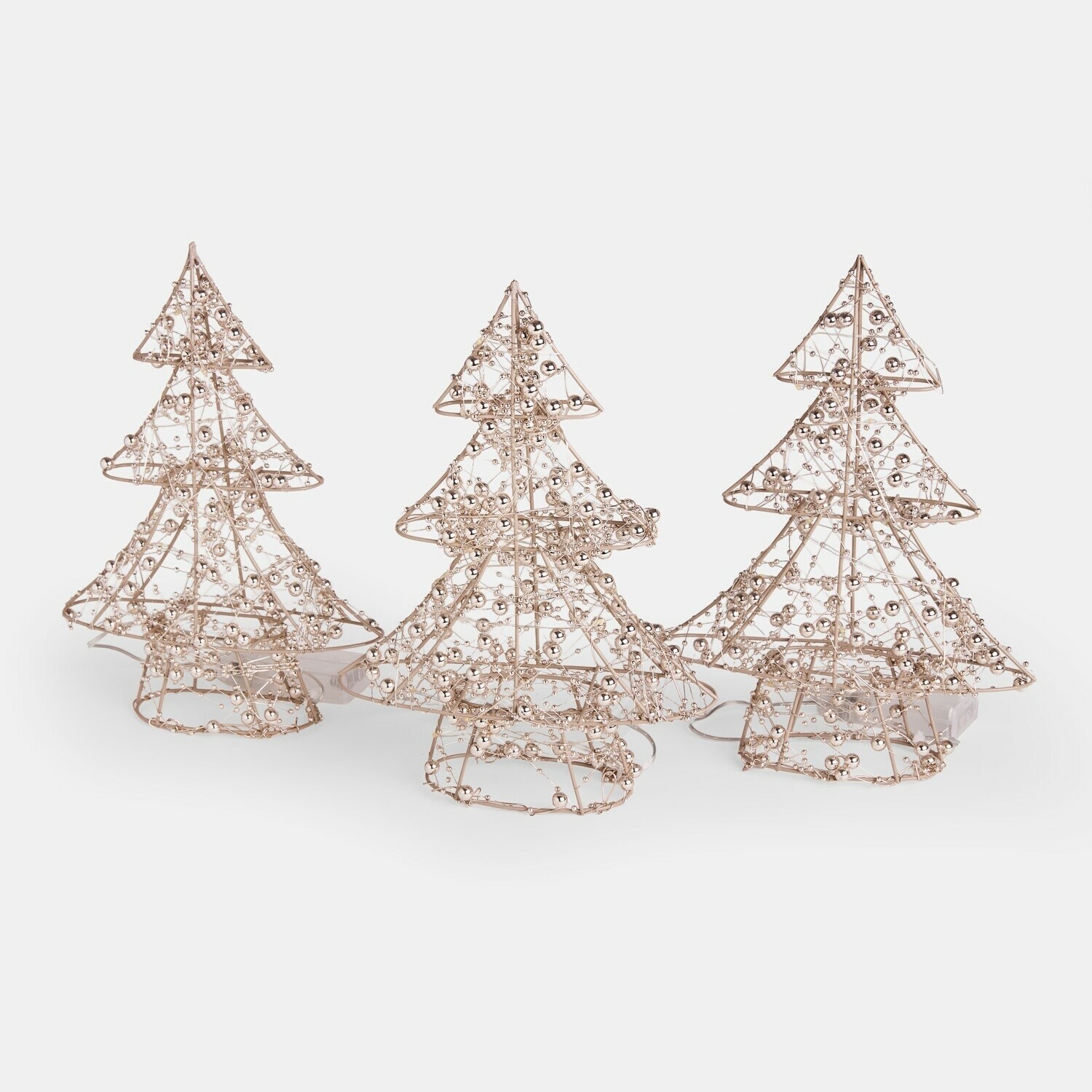 Set di 3 alberelli a LED Célindour