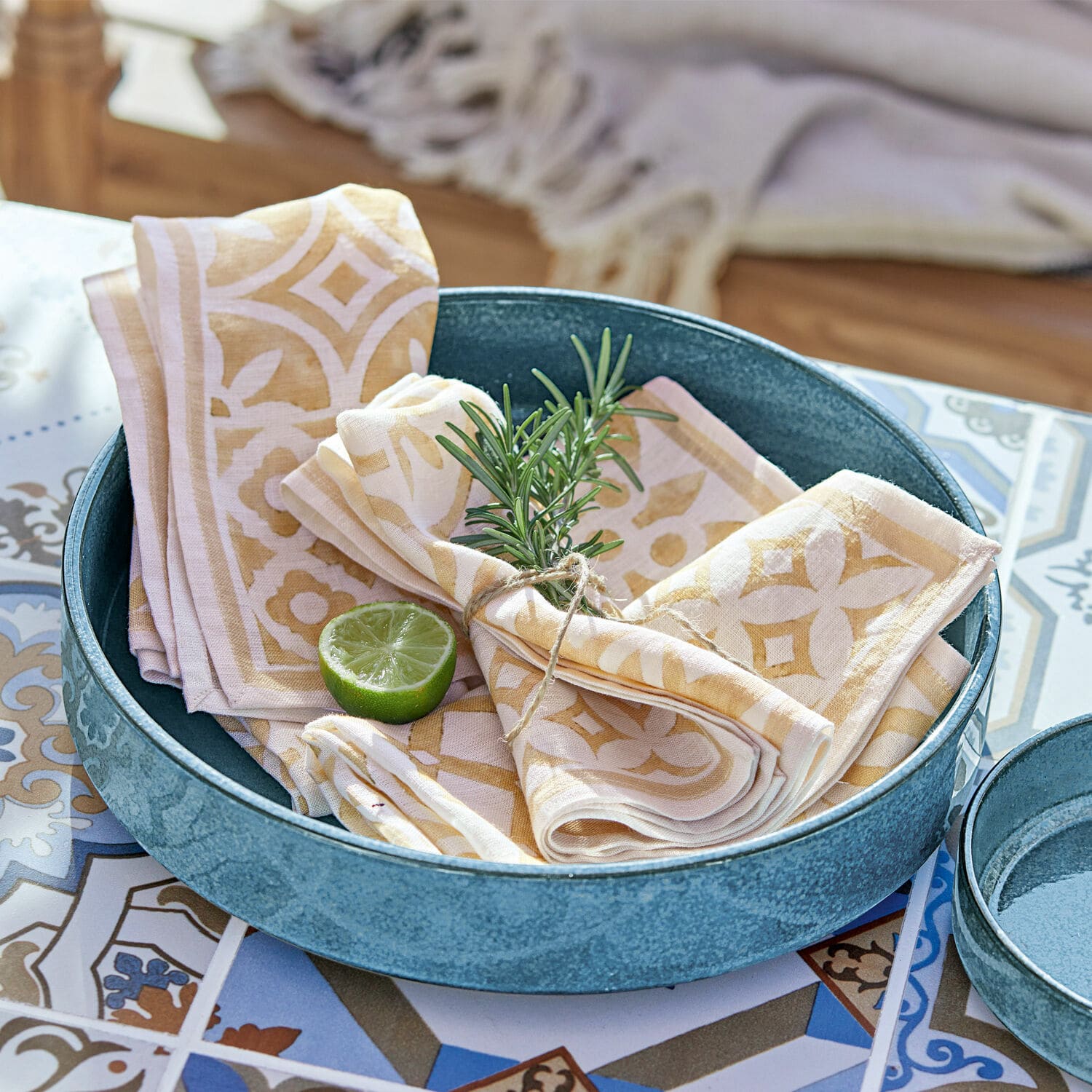 Set di 4 tovaglioli Larvaux