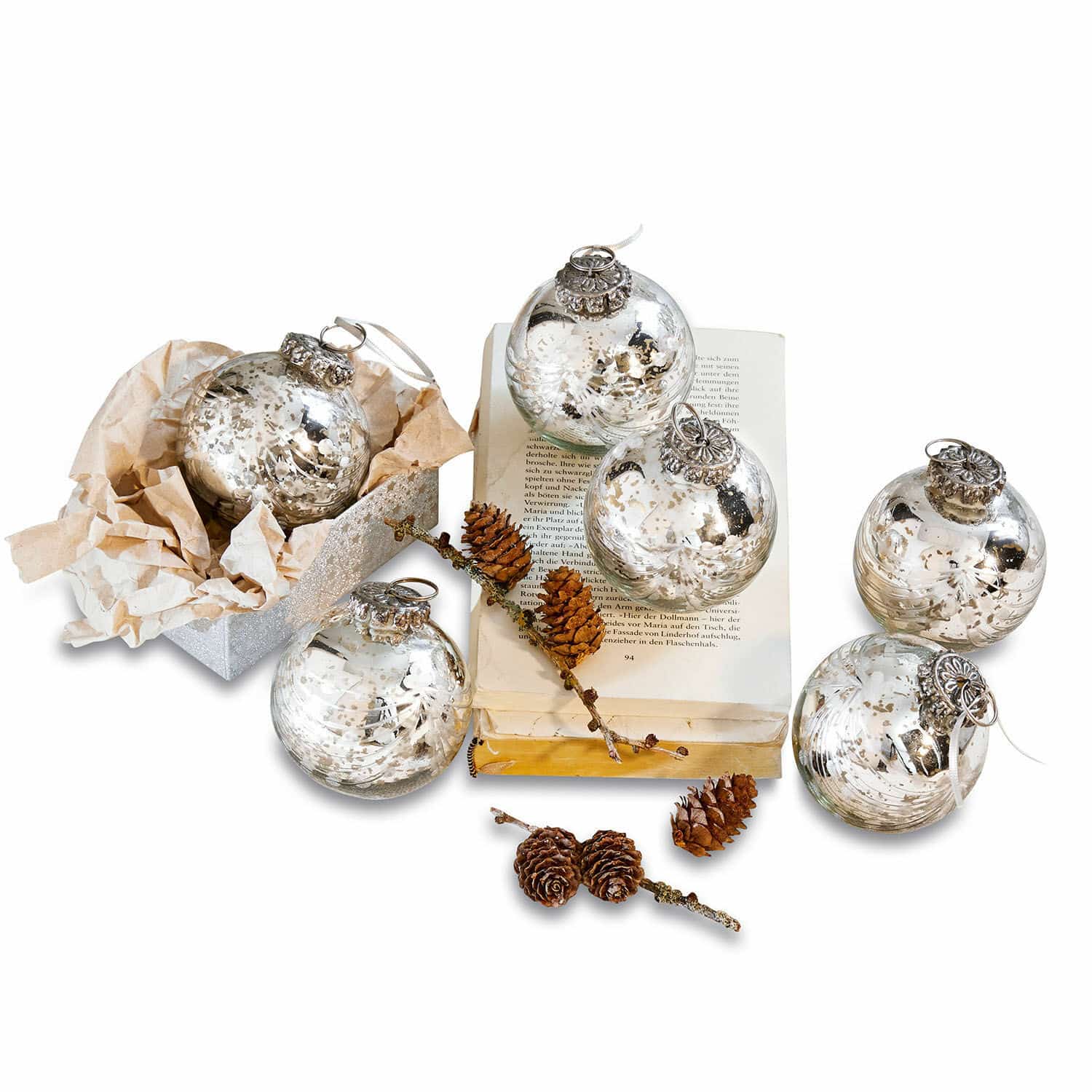 Set di 6 decorazioni natalizie Thorens
