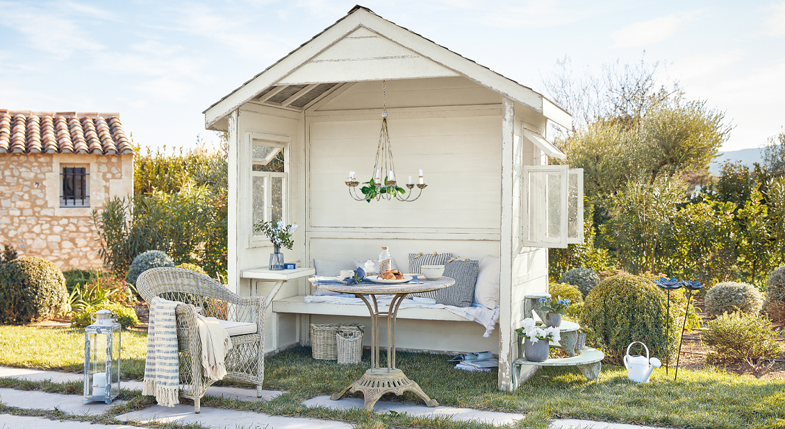 Shabby in giardino
