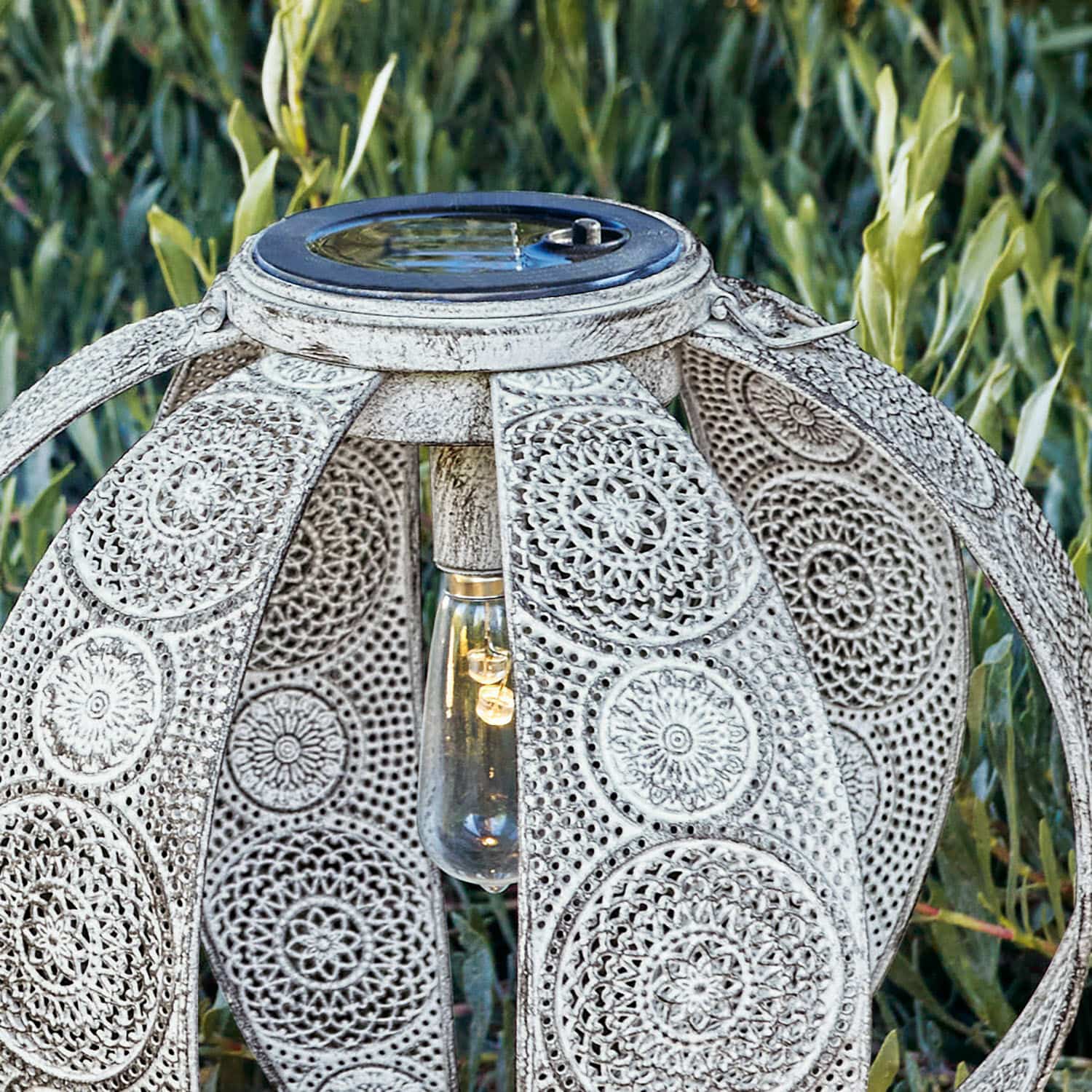 Coppia di lanterne solari Carouge