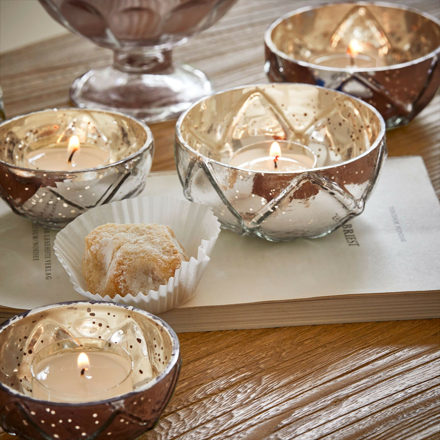 Set di 6 portalumini Amalinae