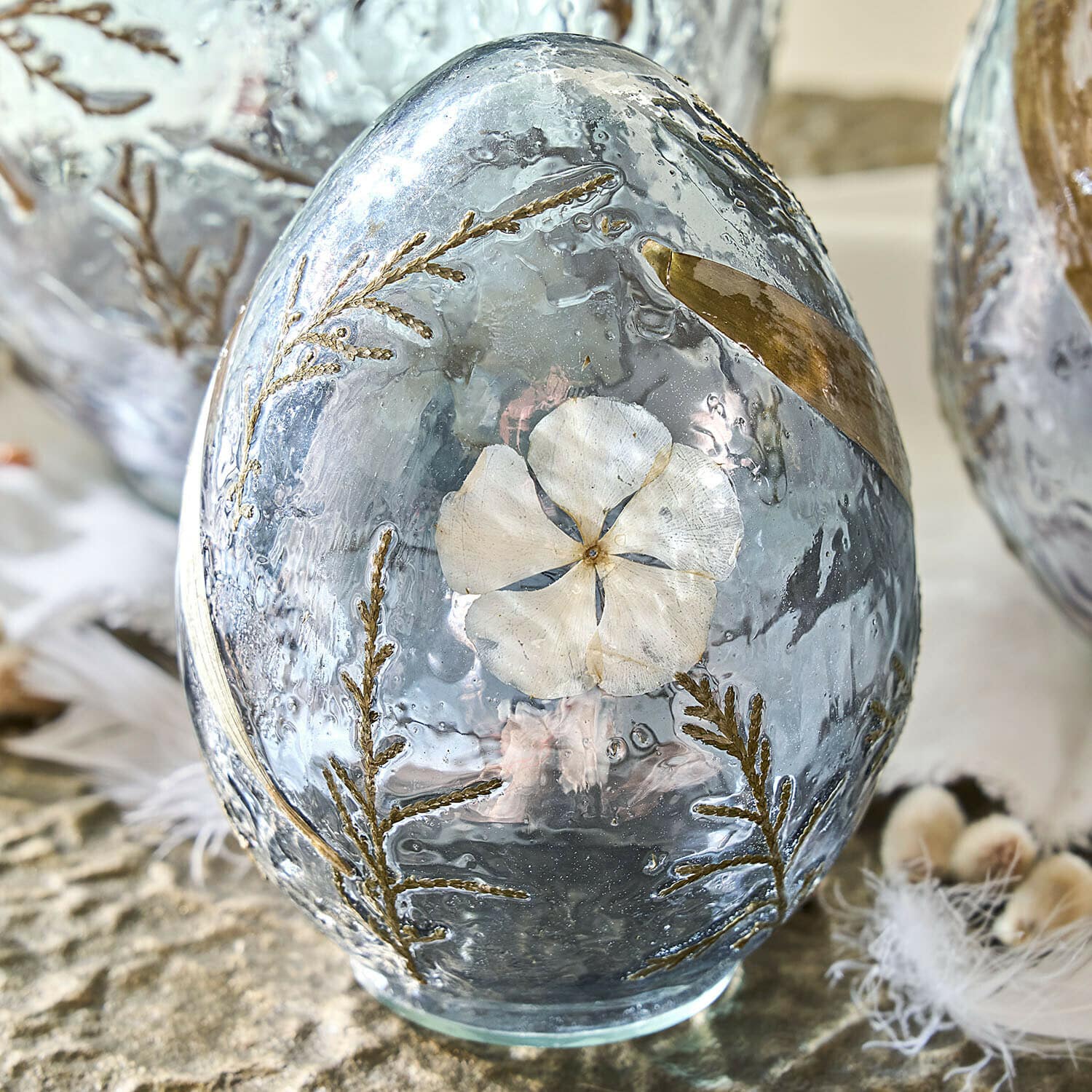 Set di 3 uova decorative Lunavelle