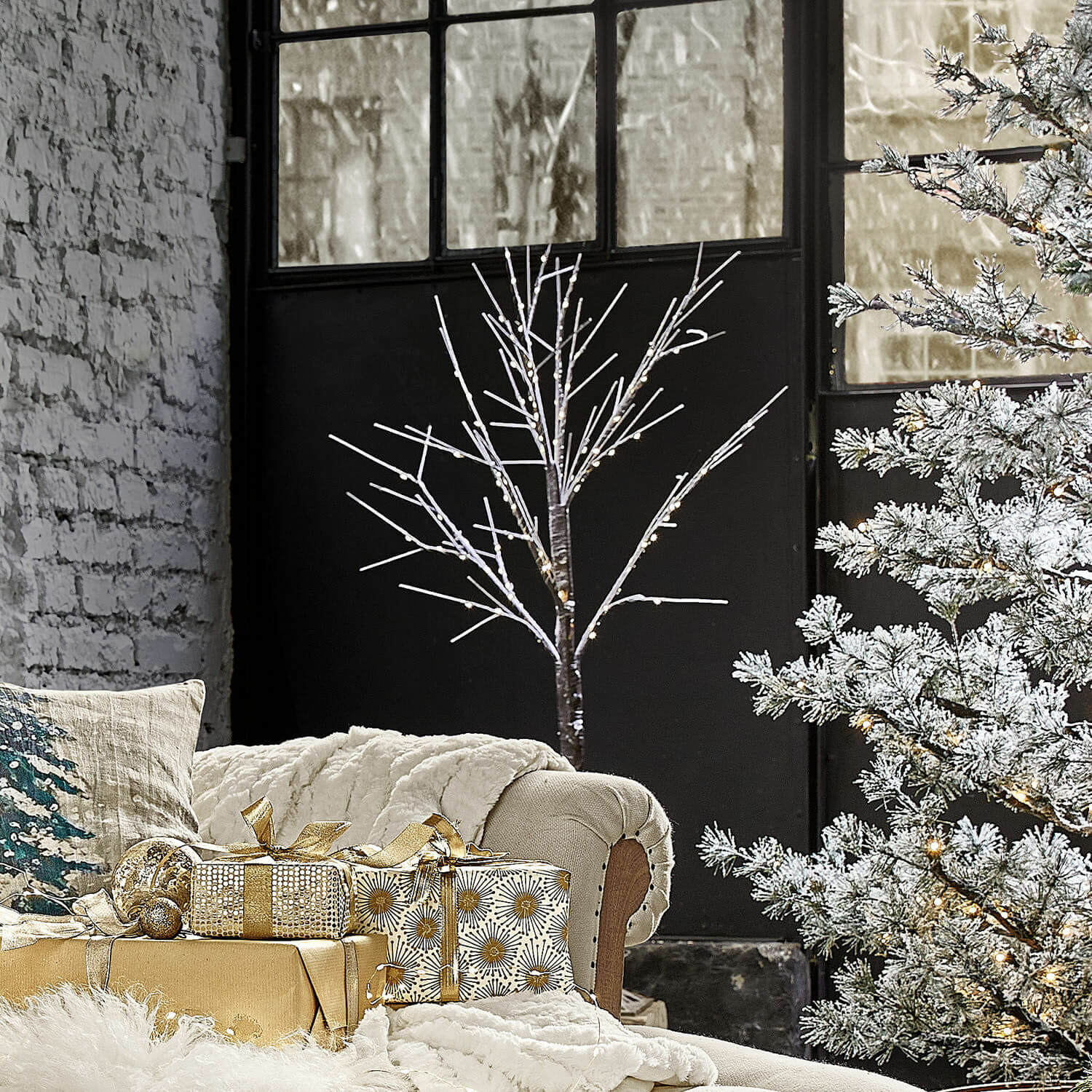 Albero con luci a LED Valonique