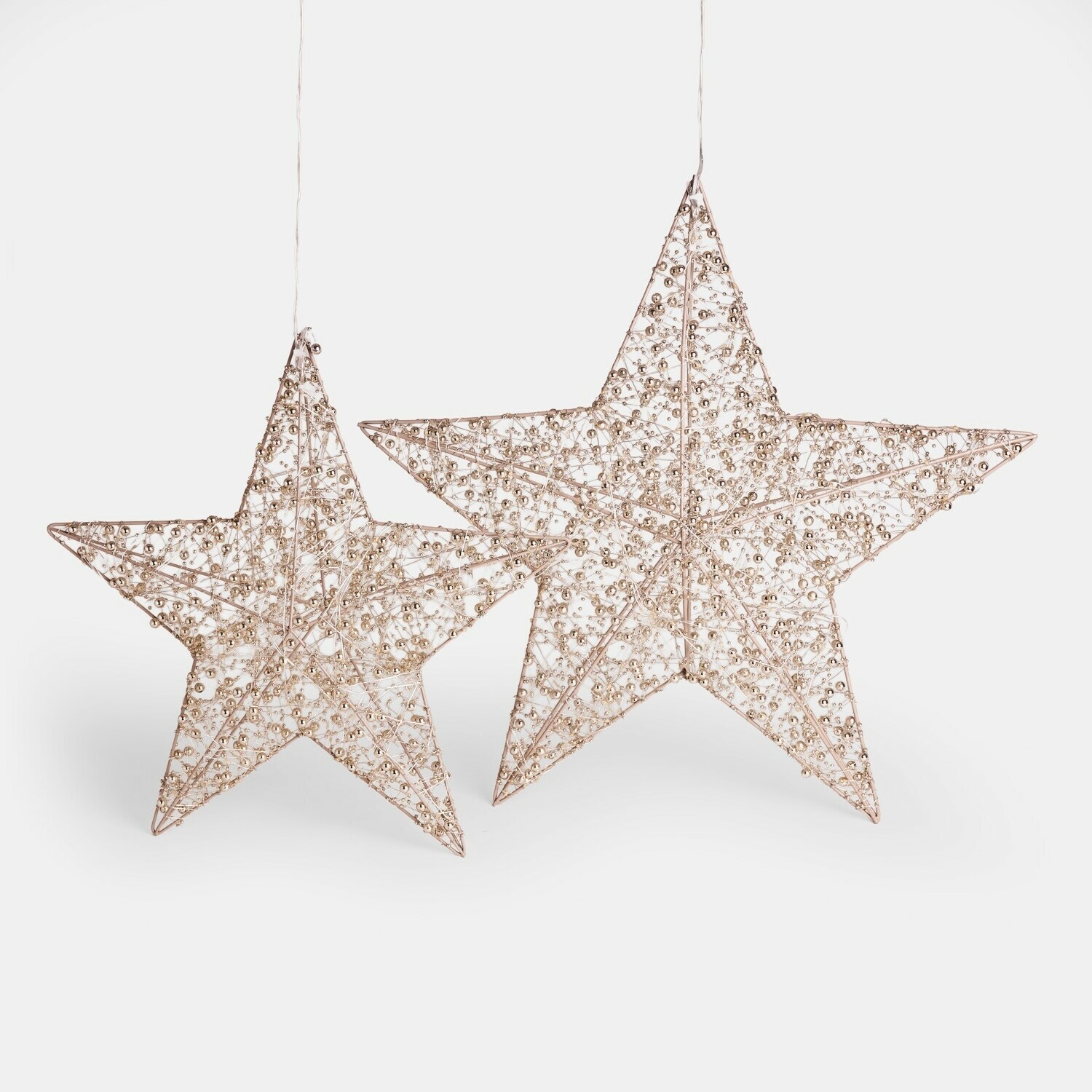 Coppia di stelle a LED Brightens
