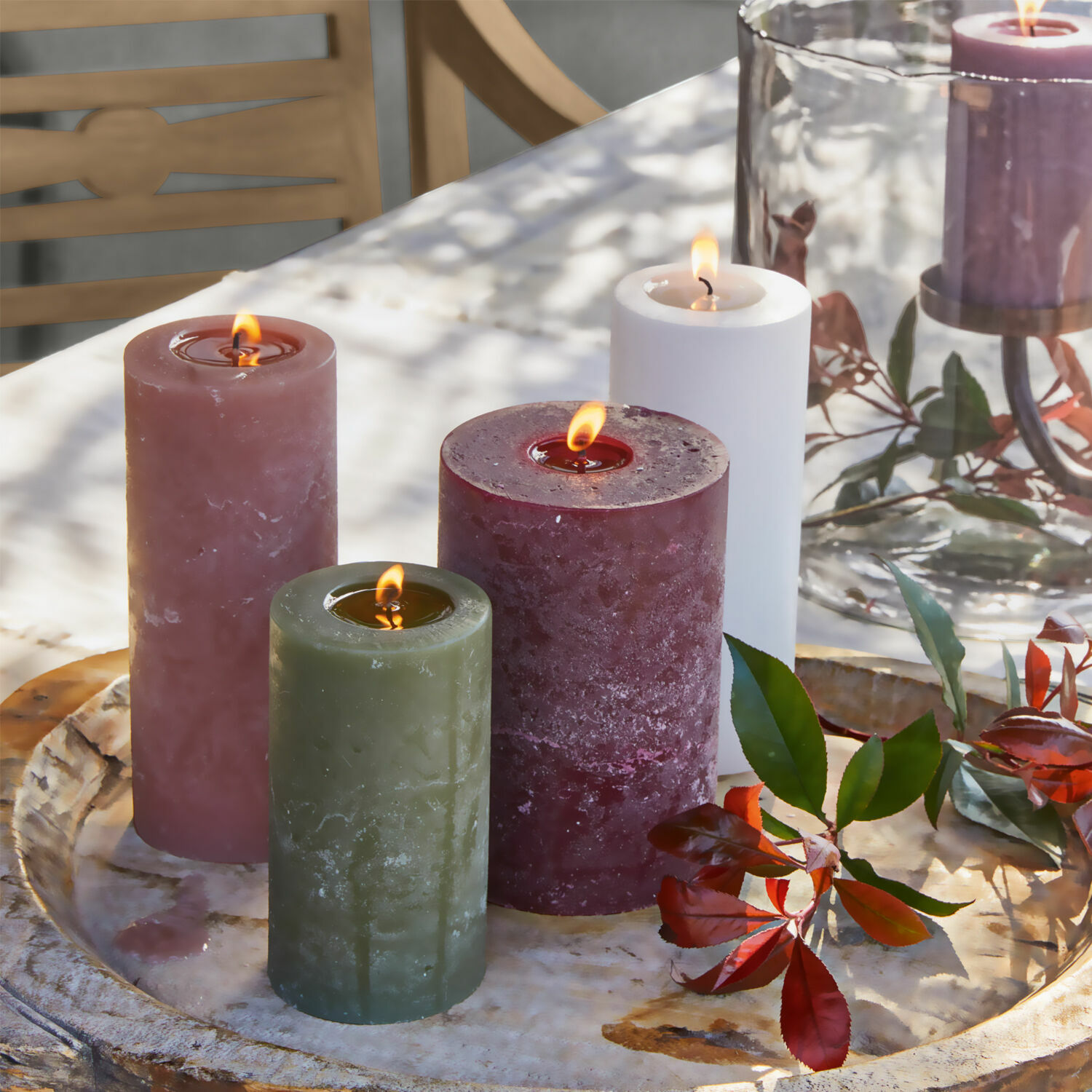 Set di 5 candele Panagra