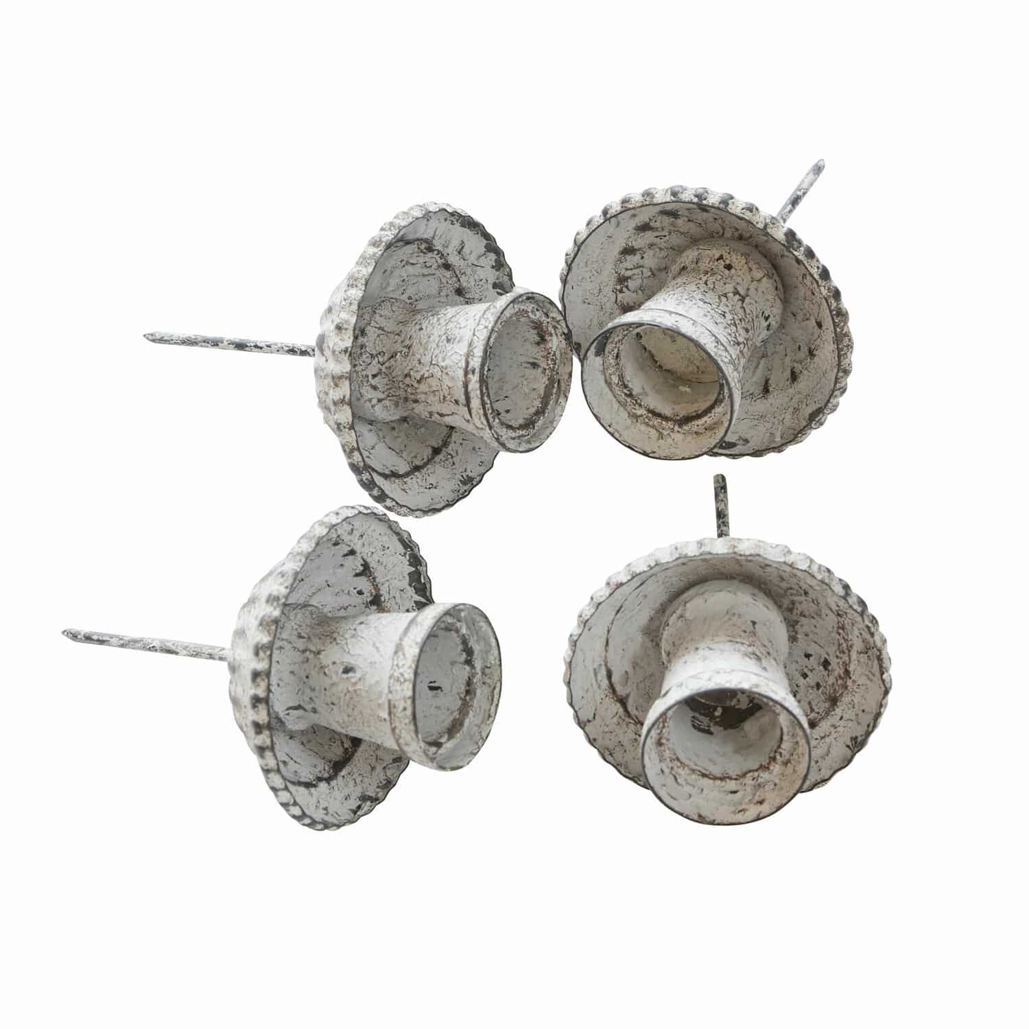 Set di 4 portacandeline con supporto Eldwick