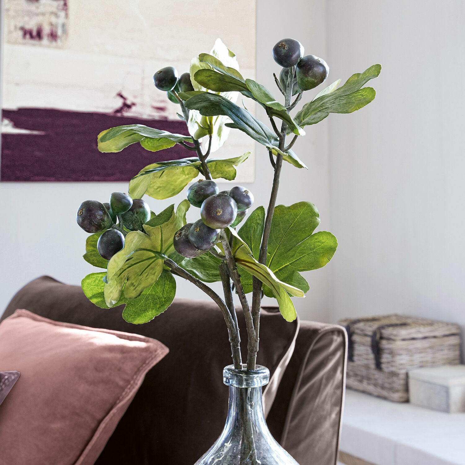 Coppia di rami decorativi Allonnes