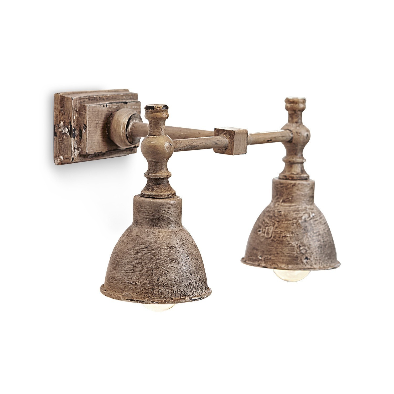 Lampada da parete Twin