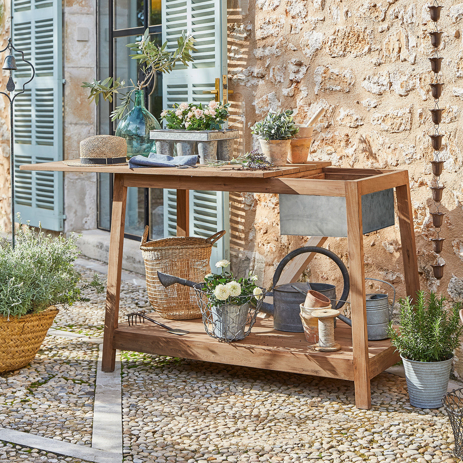 Tavolo per giardinaggio Mathéo