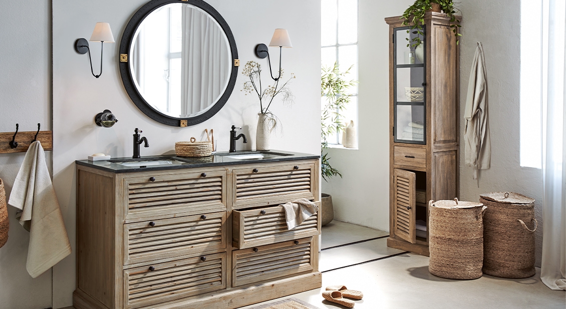 Look naturale per il bagno