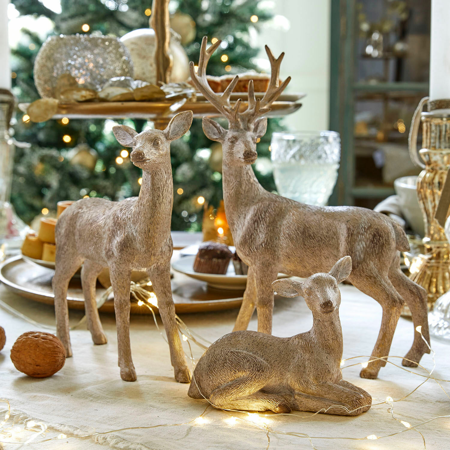 Set di 3 statuine decorative Yasirah