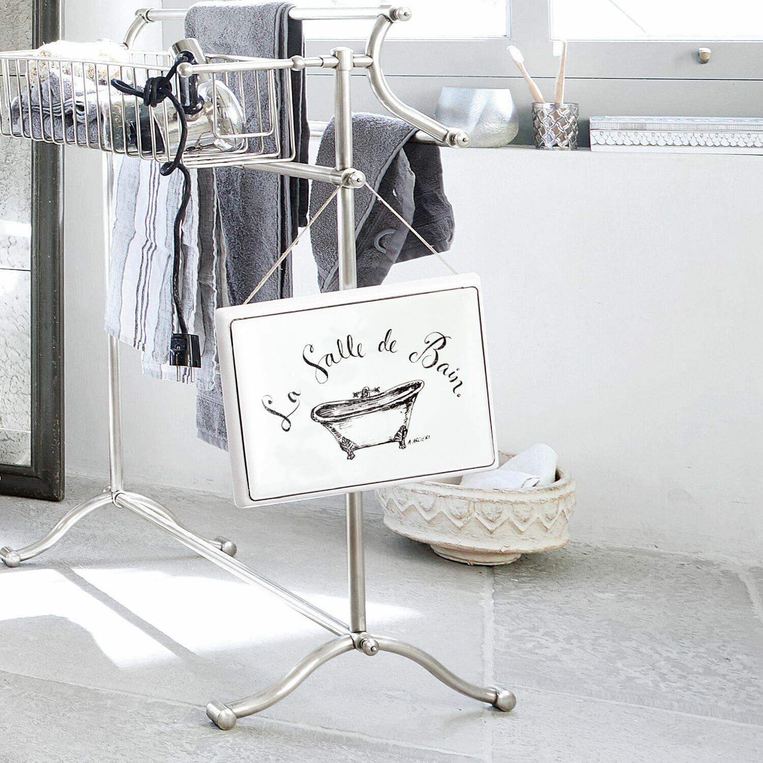 Targa decorativa La salle de bain