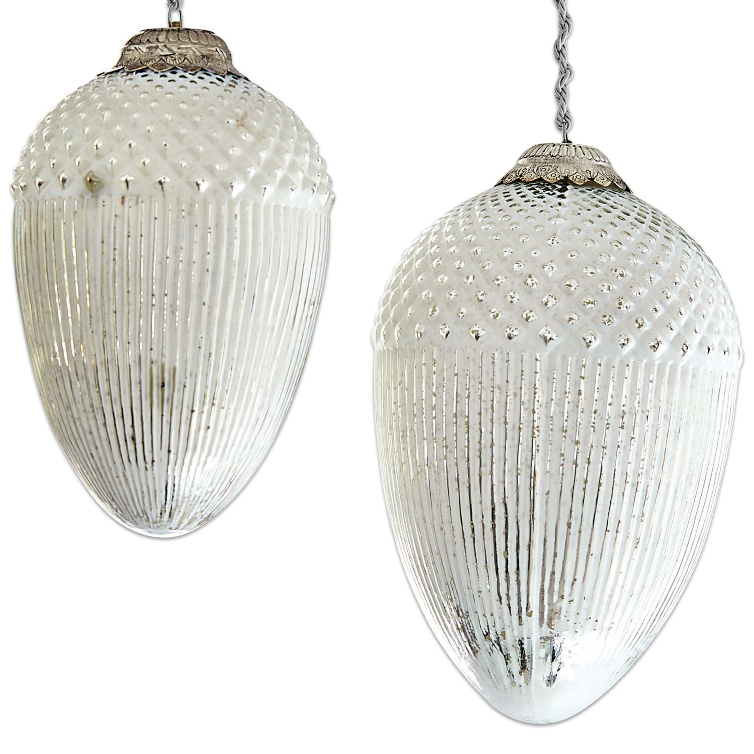 Coppia di decorazioni natalizie Cornailles