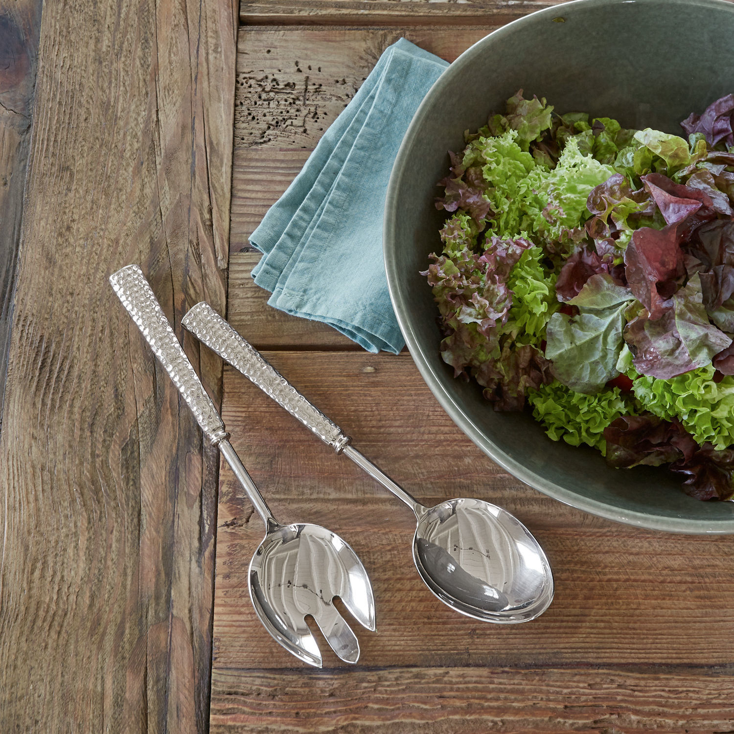 Coppia di posate per insalata Illuvar