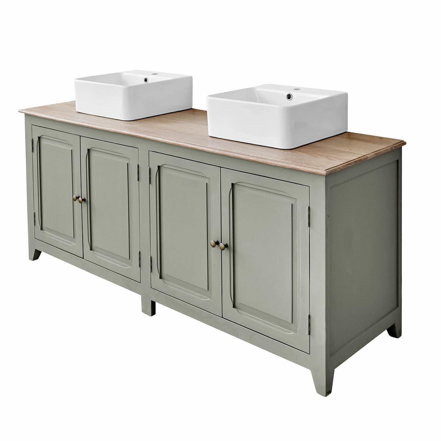 Mobile con doppio lavabo Bastanès