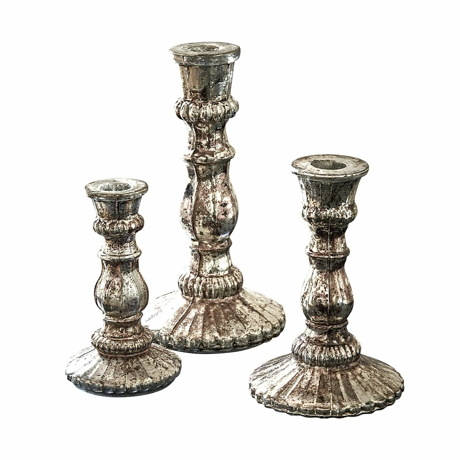 Set di 3 candelieri Favalina