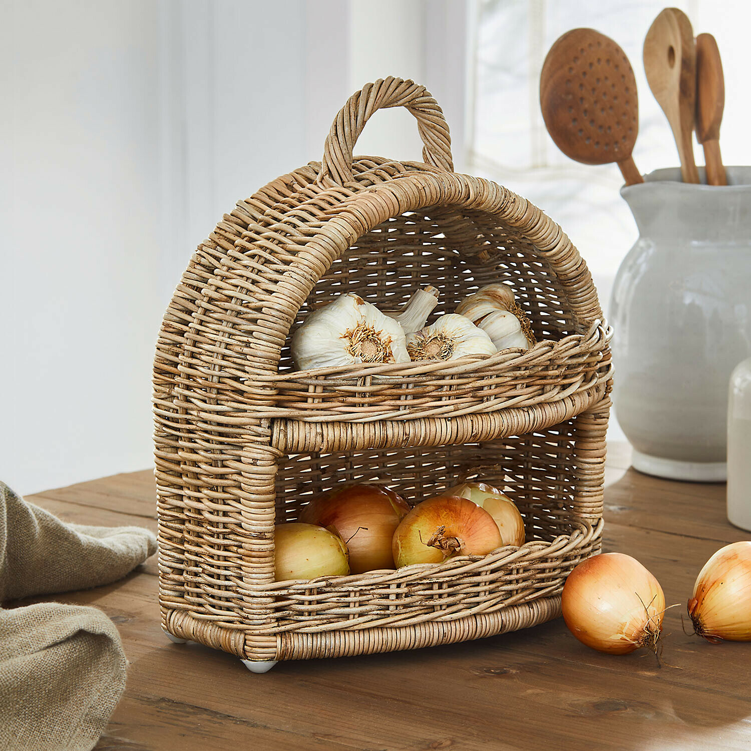 Cestino in rattan Coudrisse