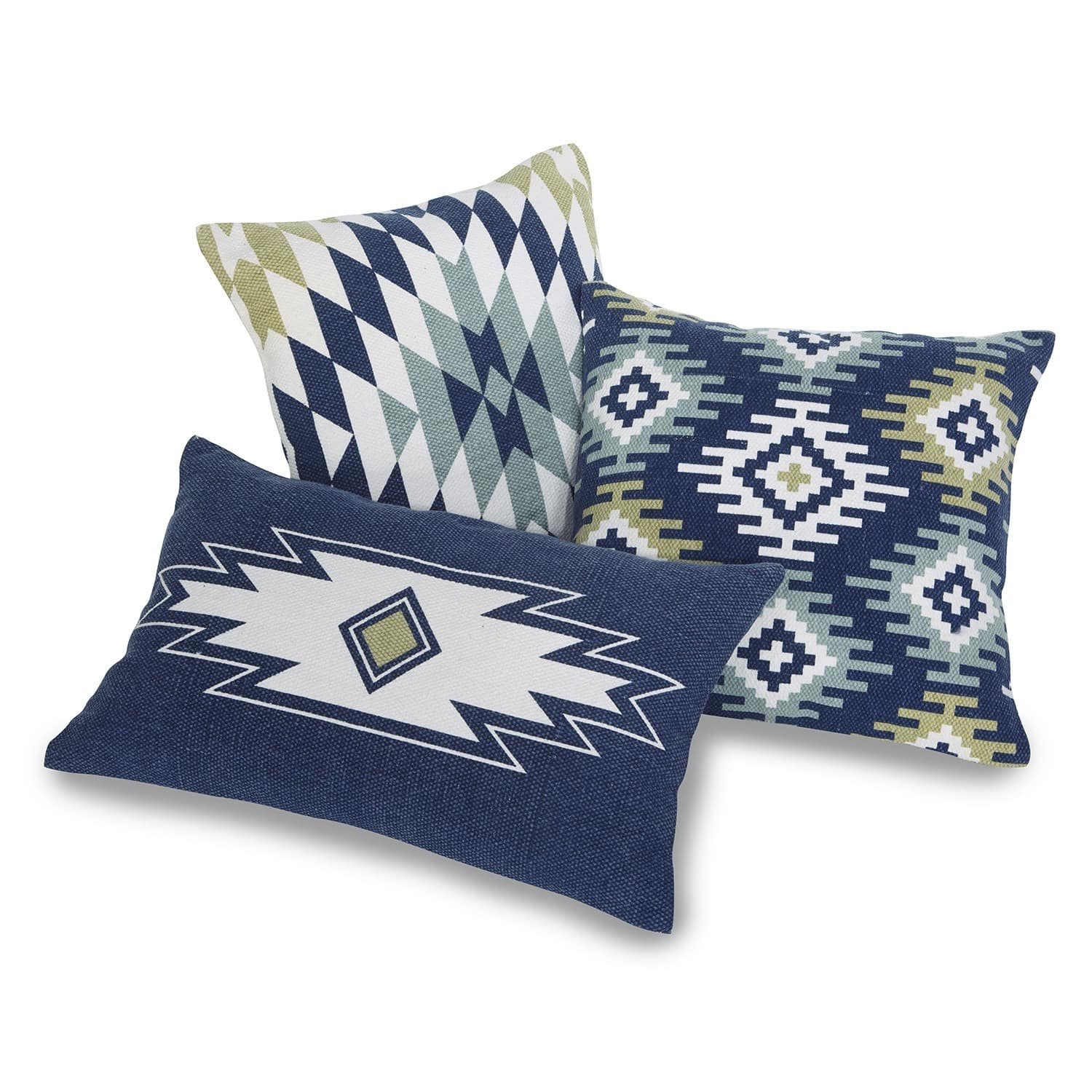 Set di 3 copricuscini Leonice
