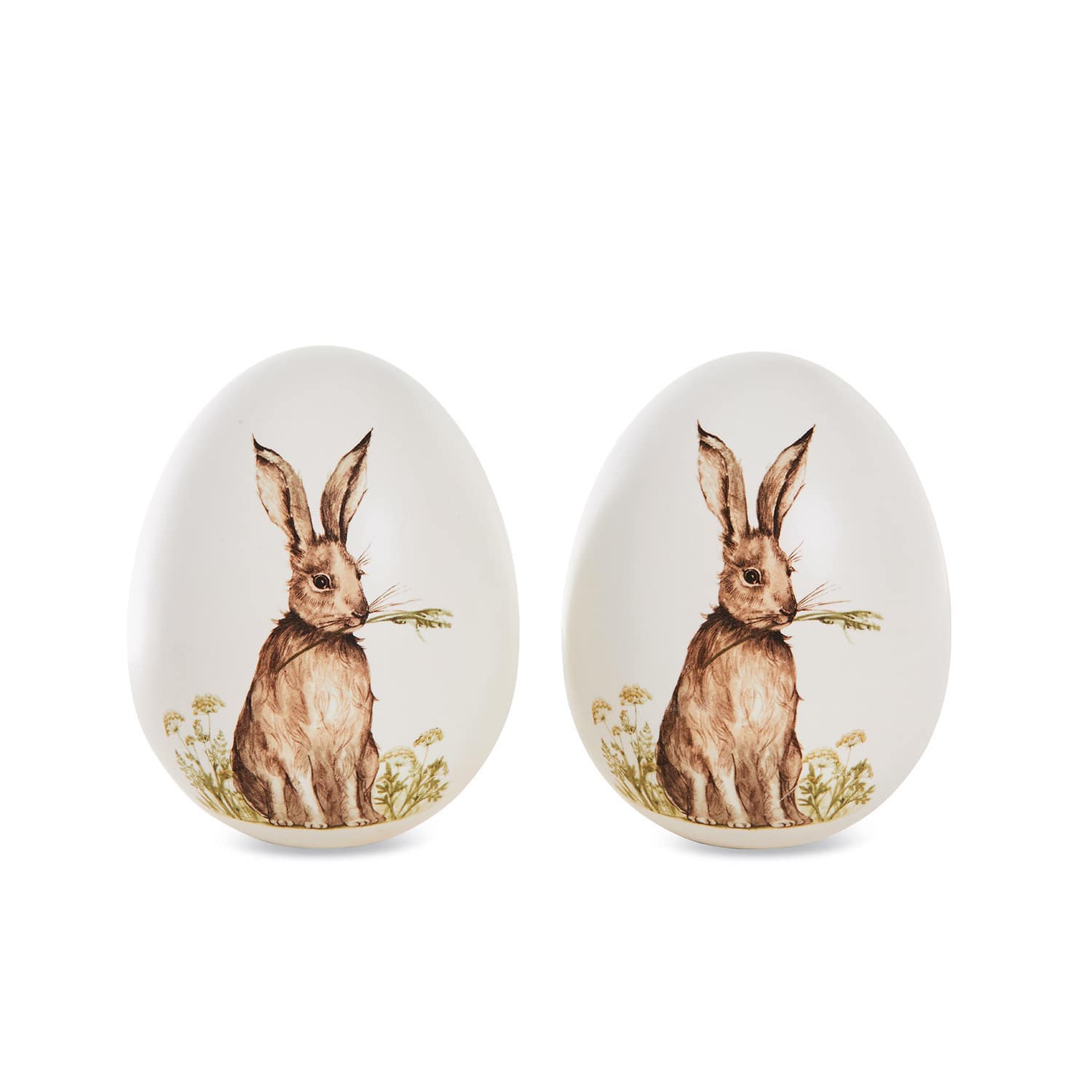 Coppia di uova di Pasqua Rubie