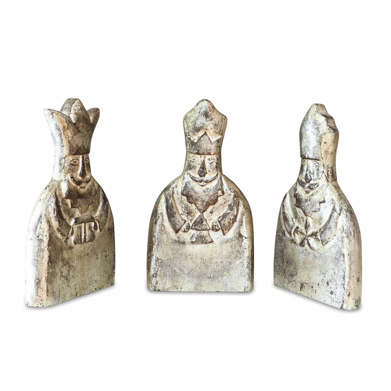 Set di 3 statuette Borough