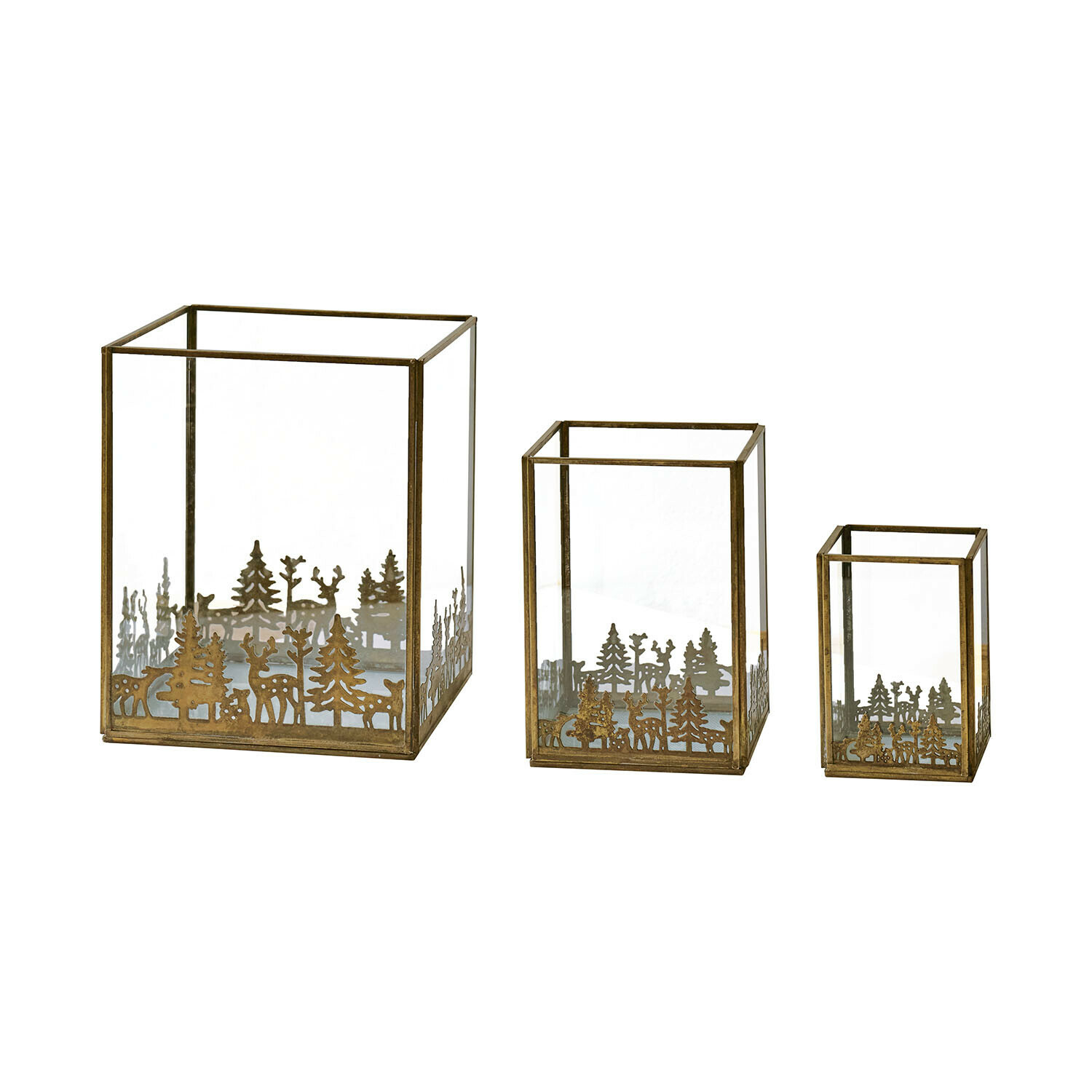 Set di 3 lanterne Solenda
