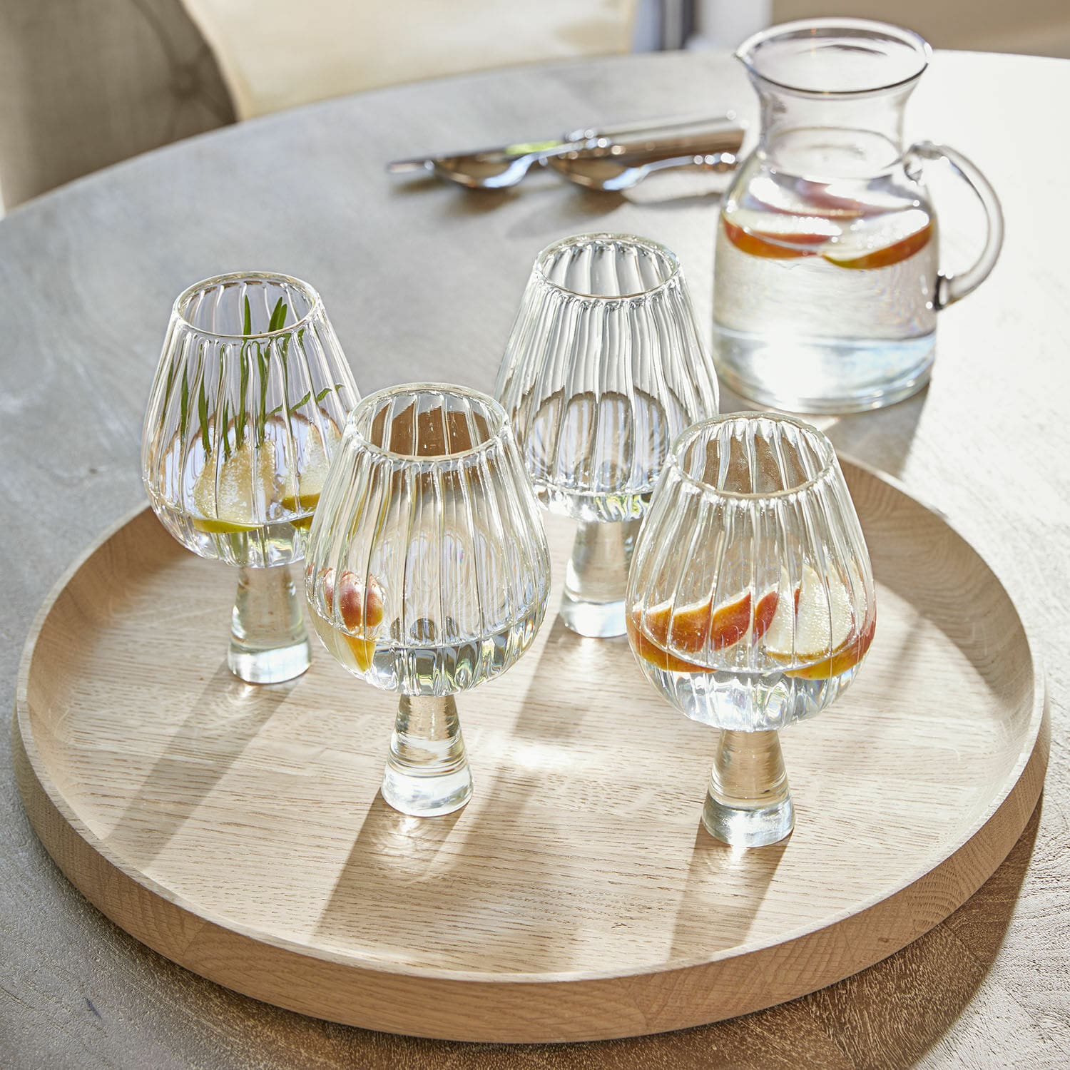 Set di 4 bicchieri Bavella