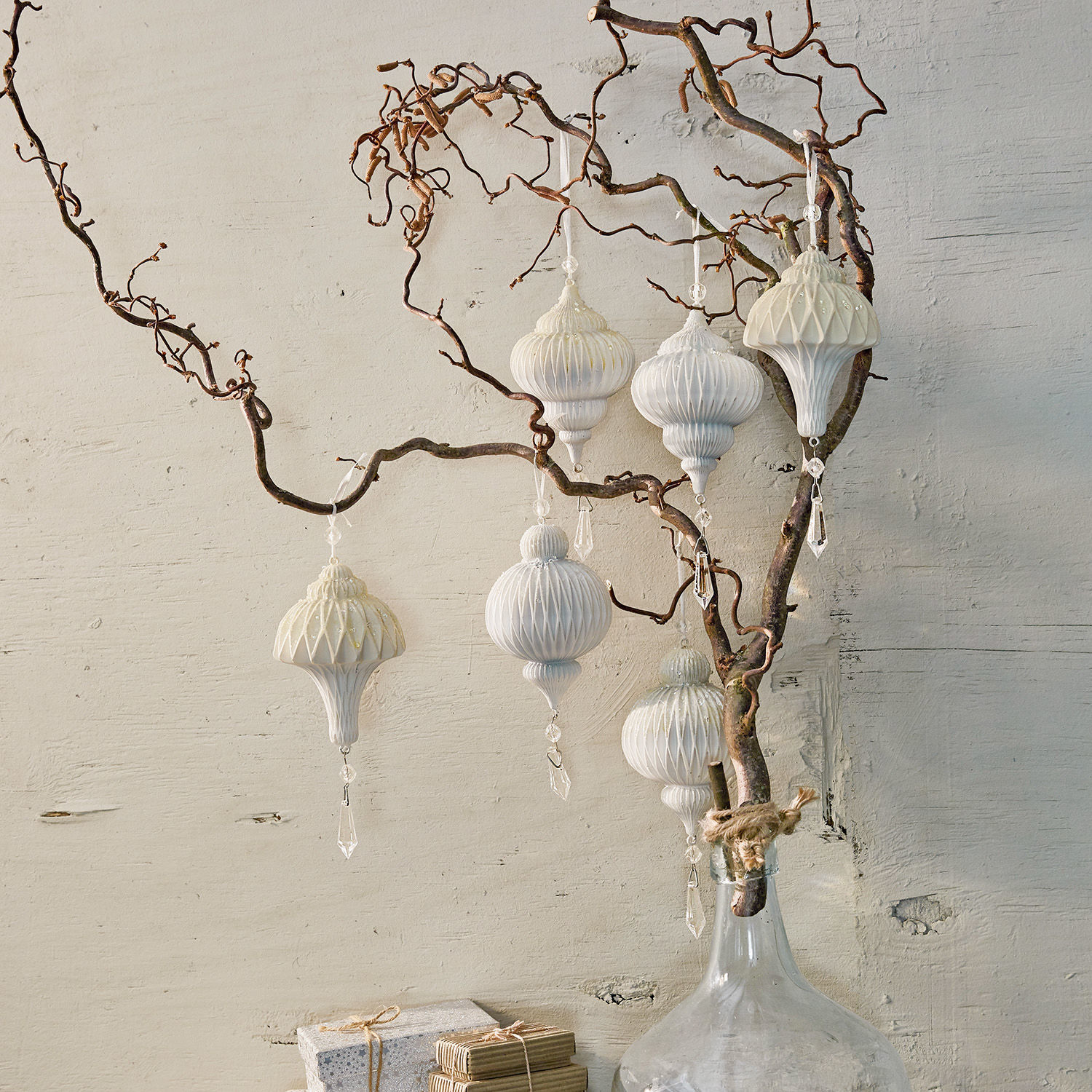 Set di 3 decorazioni da appendere Vinje
