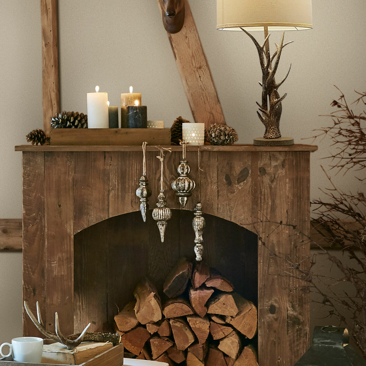 Set di 4 decorazioni da appendere Molinara
