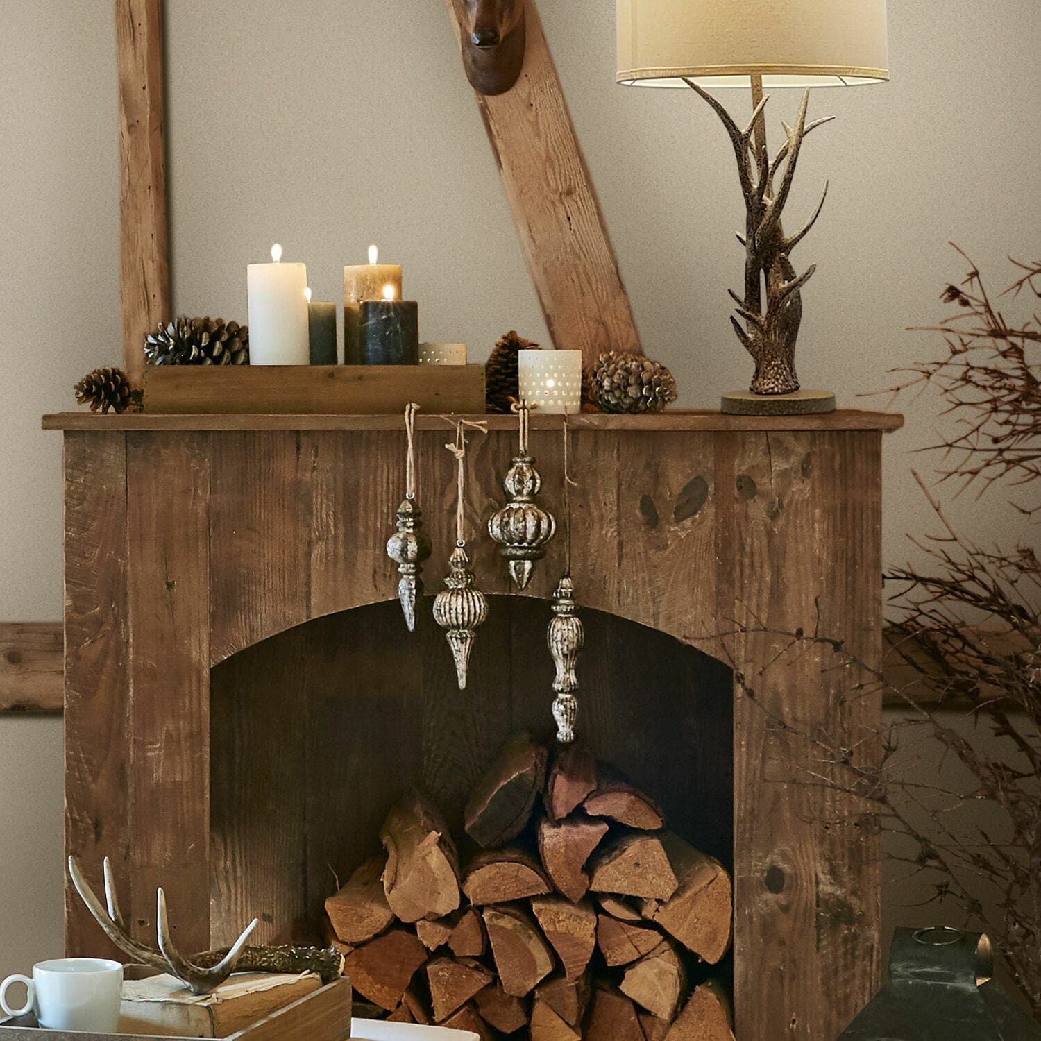 Set di 4 decorazioni da appendere Molinara