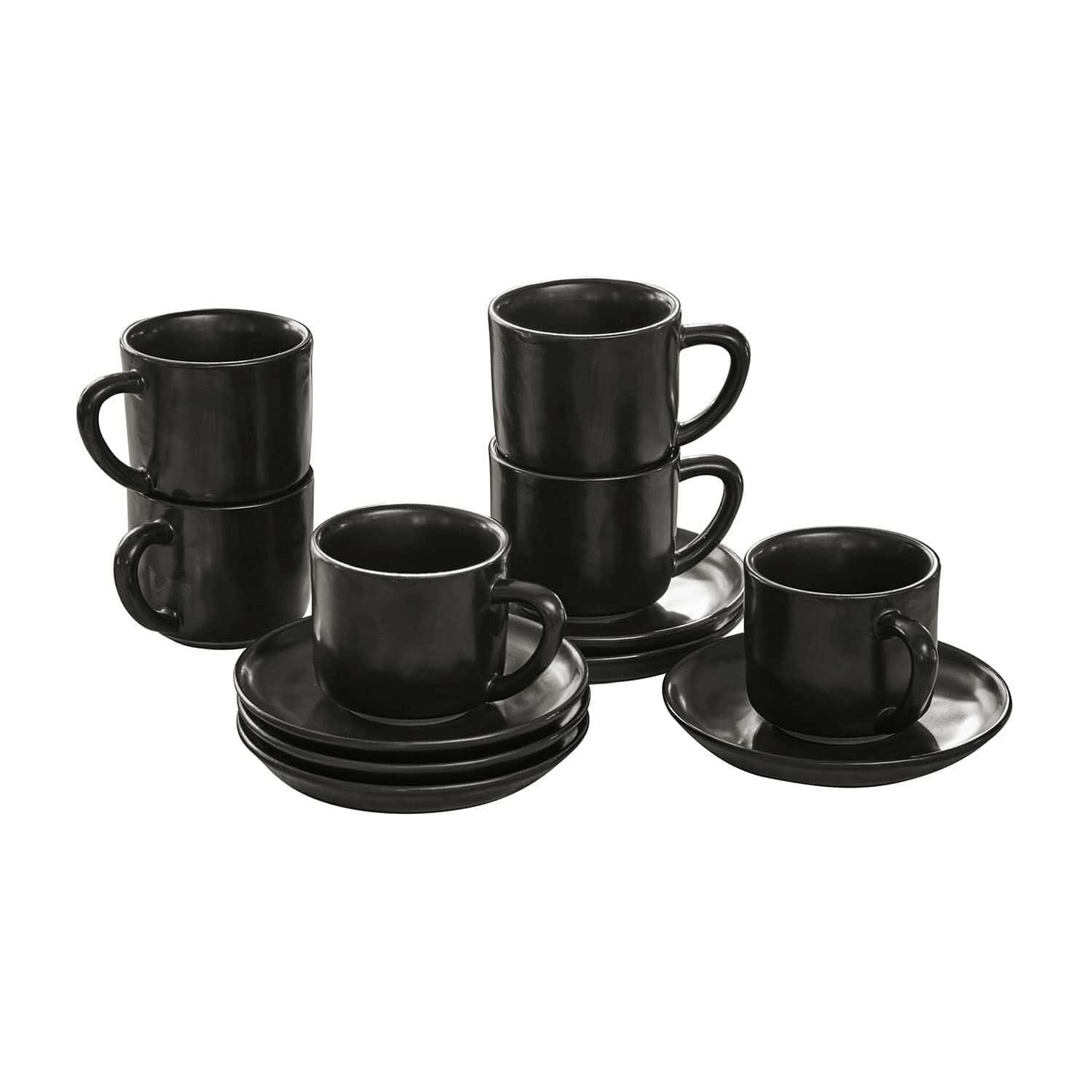 Set di 6 tazze con piattino Biarré