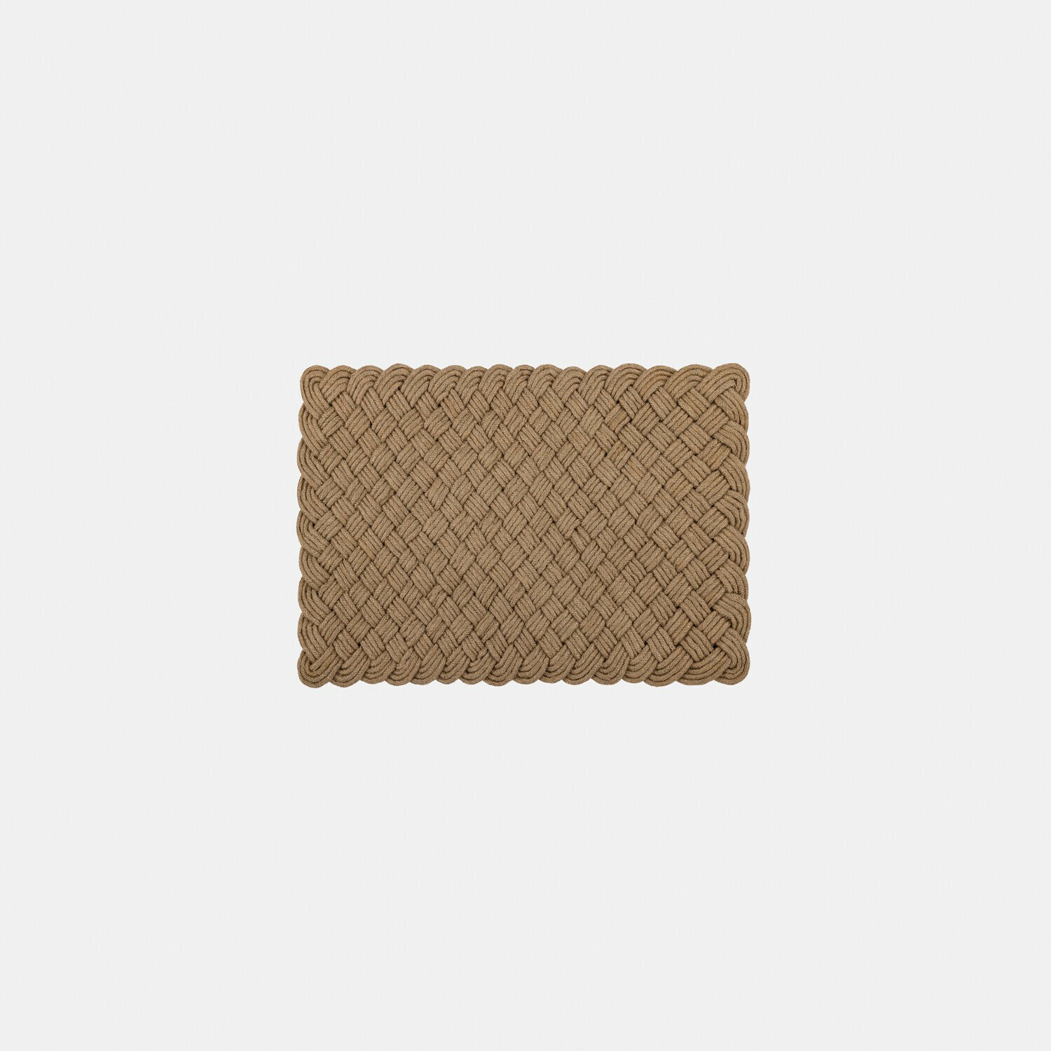 Tappeto Hildas Tappeto rettangolare marrone in corda intrecciata, decorativo e resistente per pavimenti
