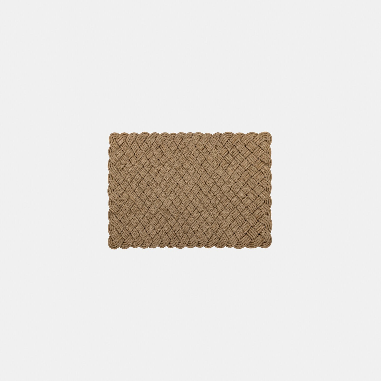 Tappeto Hildas Tappeto rettangolare marrone in corda intrecciata, decorativo e resistente per pavimenti