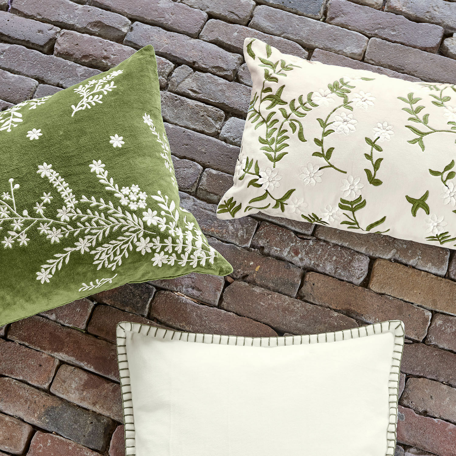 Set di 3 copricuscini Iplique