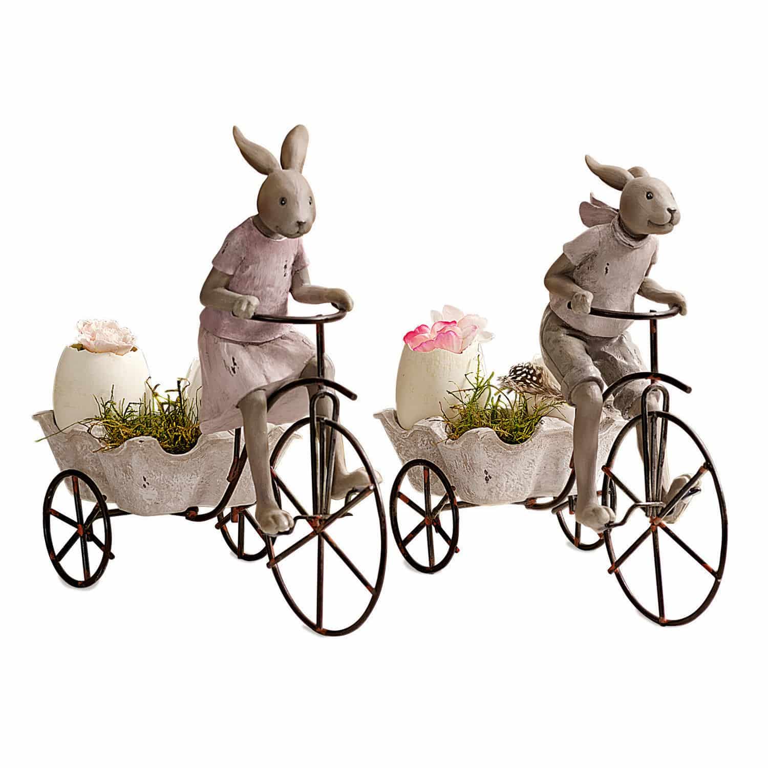 Coppia di lepri Racing Rabbits