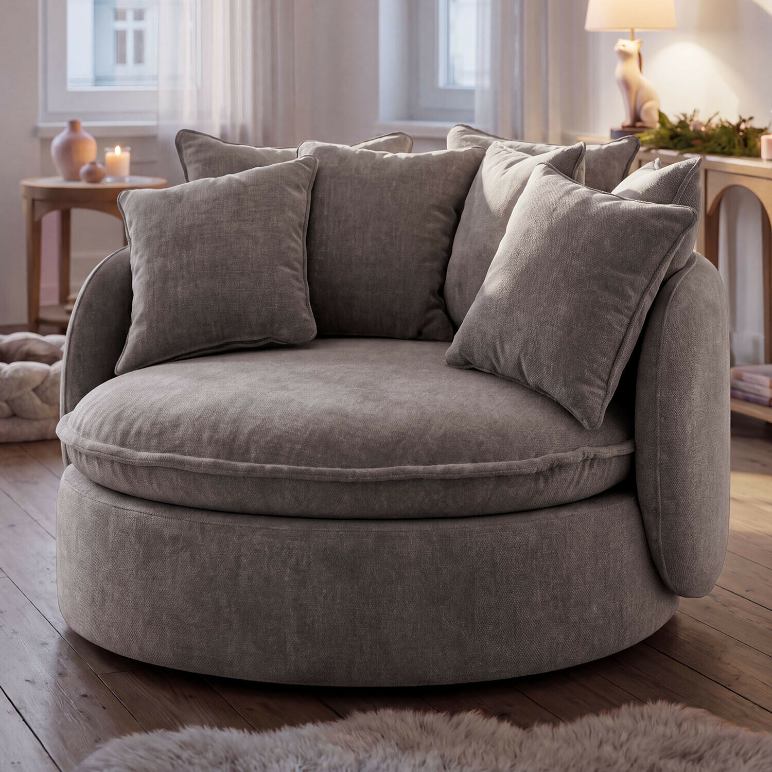Poltrona girevole Parkford