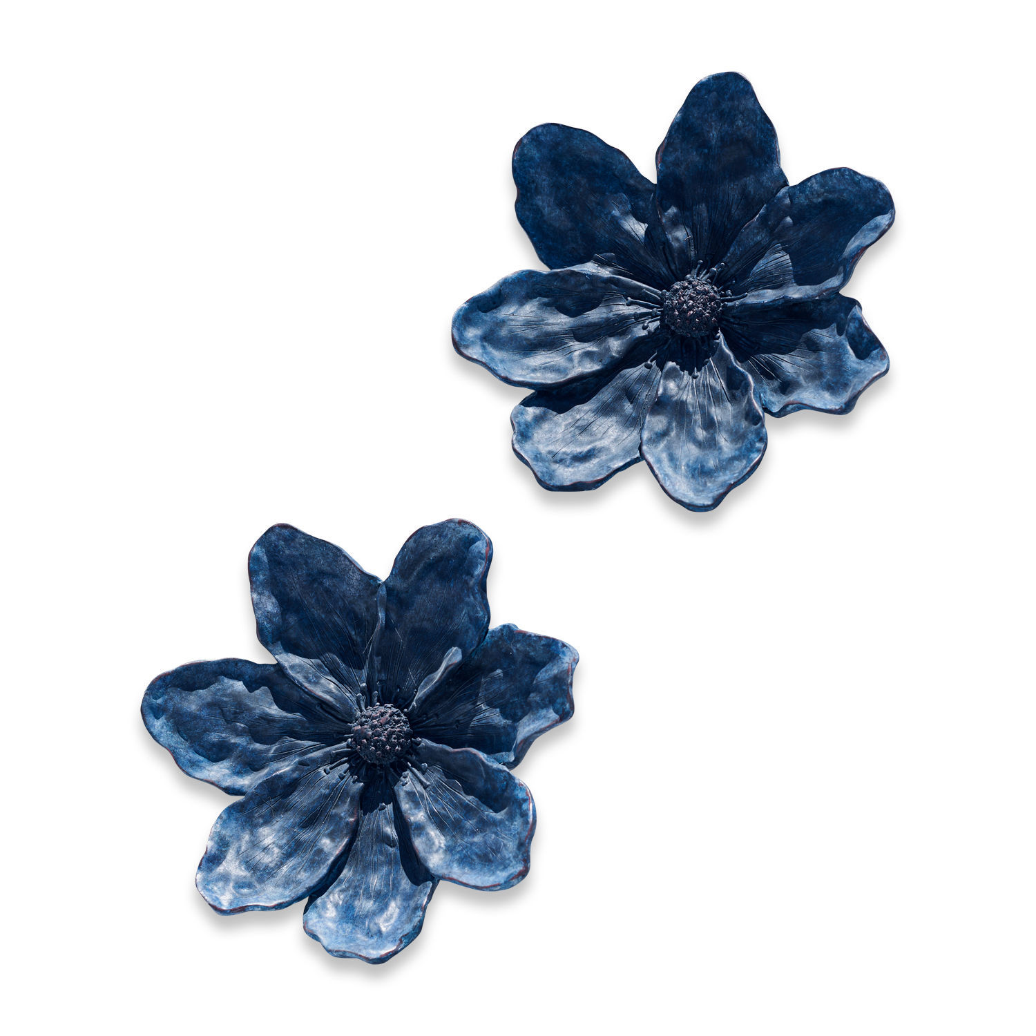 Coppia di fiori decorativi Jund