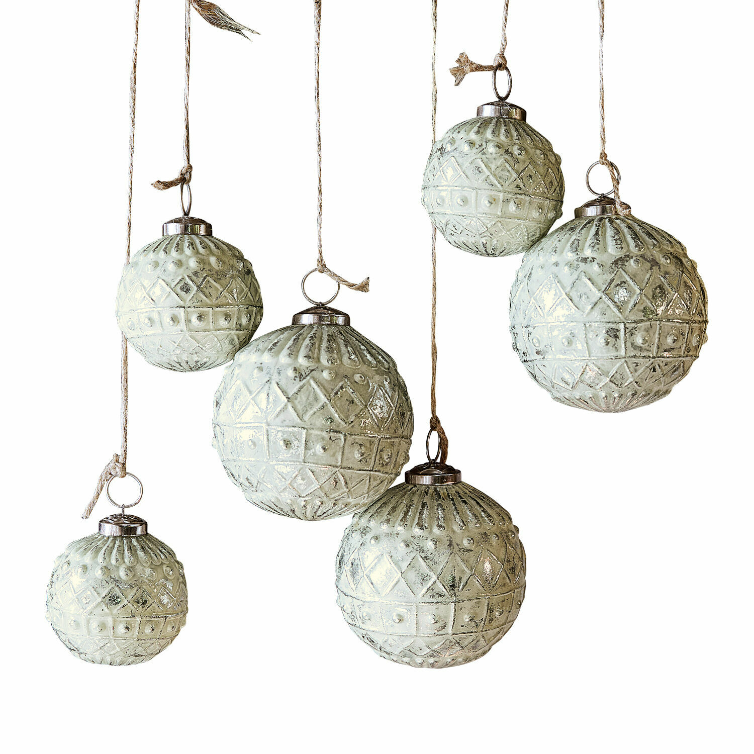 Set di 6 decorazioni natalizie Gladwin