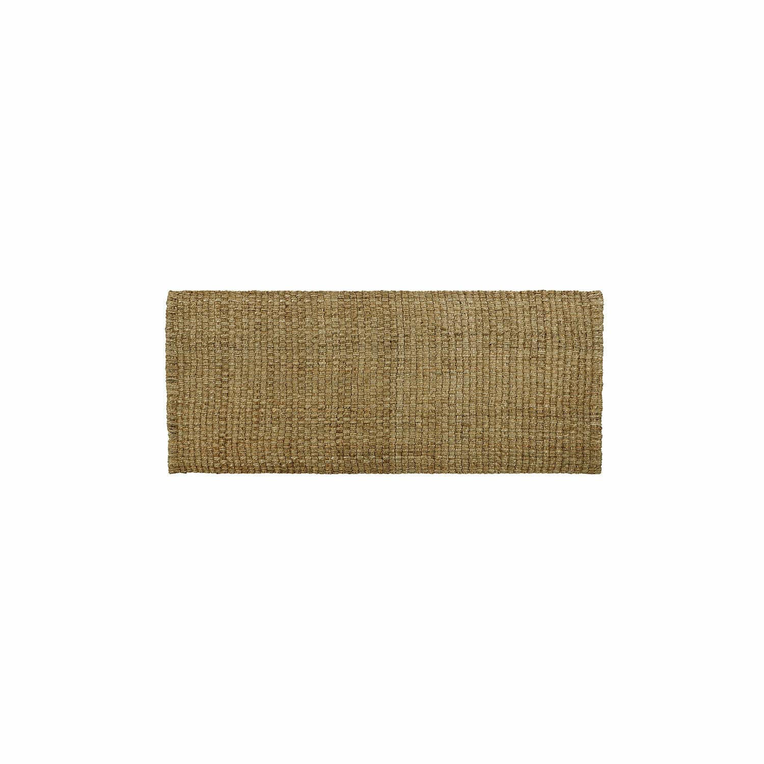 Tappeto Daoukro Tappeto rettangolare in juta naturale beige, ideale per interni e terrazze
