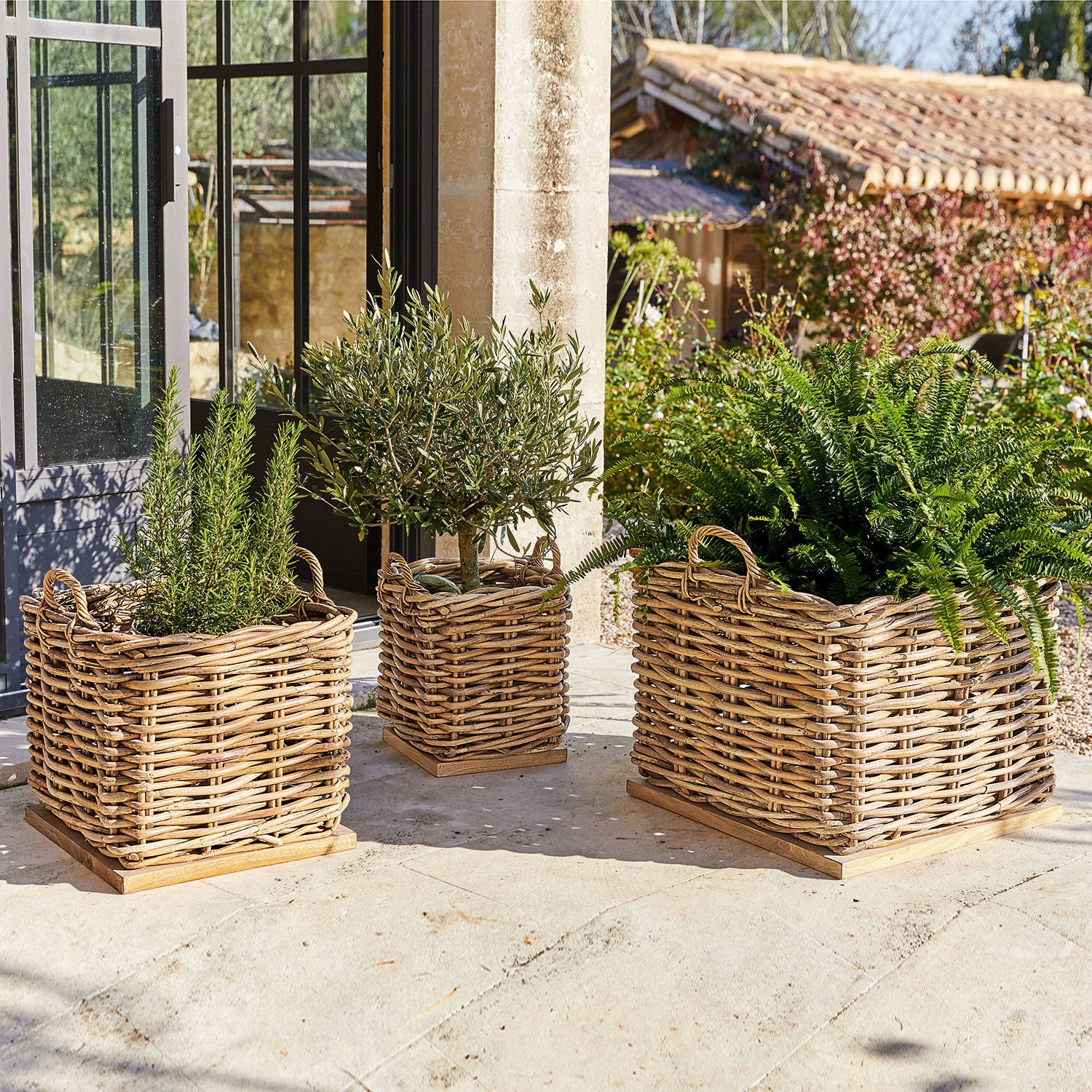 Set di 3 ceste Chalet