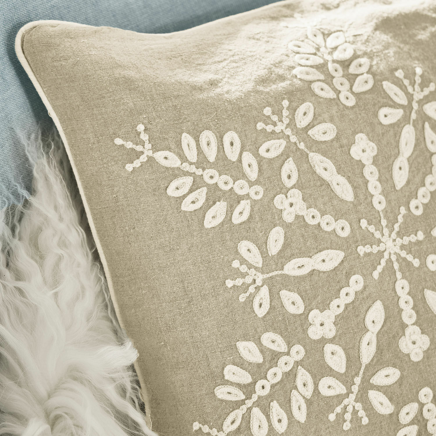 Copricuscino Snowflake
