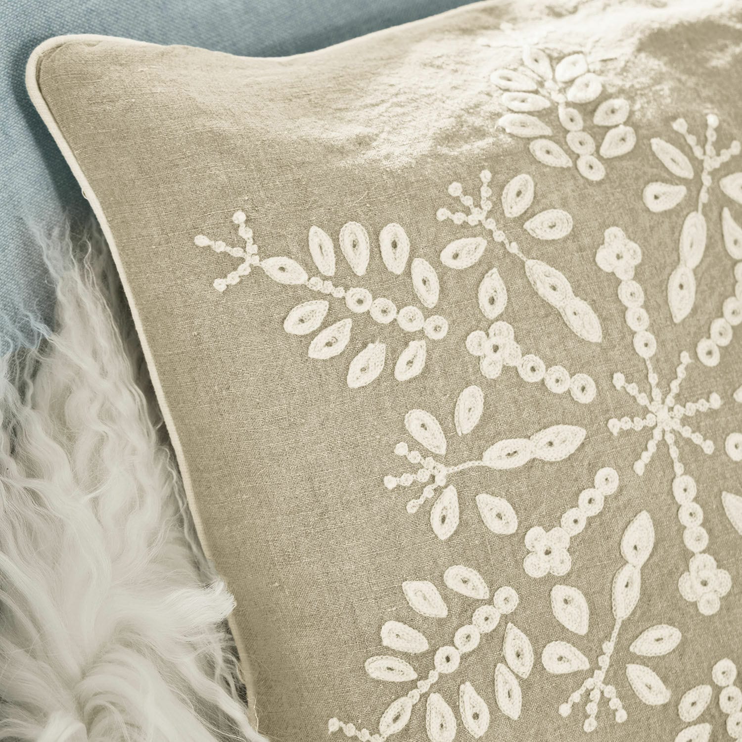Copricuscino Snowflake