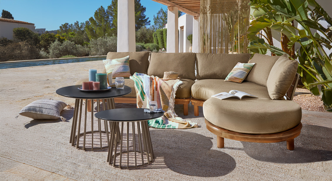 Zona lounge sotto il sole