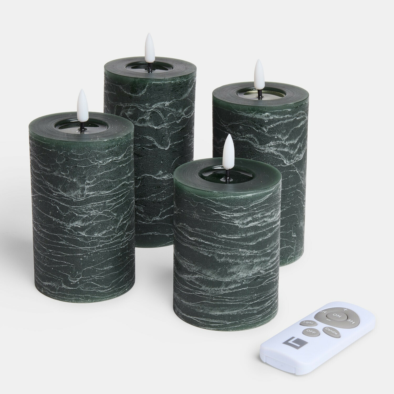 Set di 4 candele cilindriche a LED Ljusvik