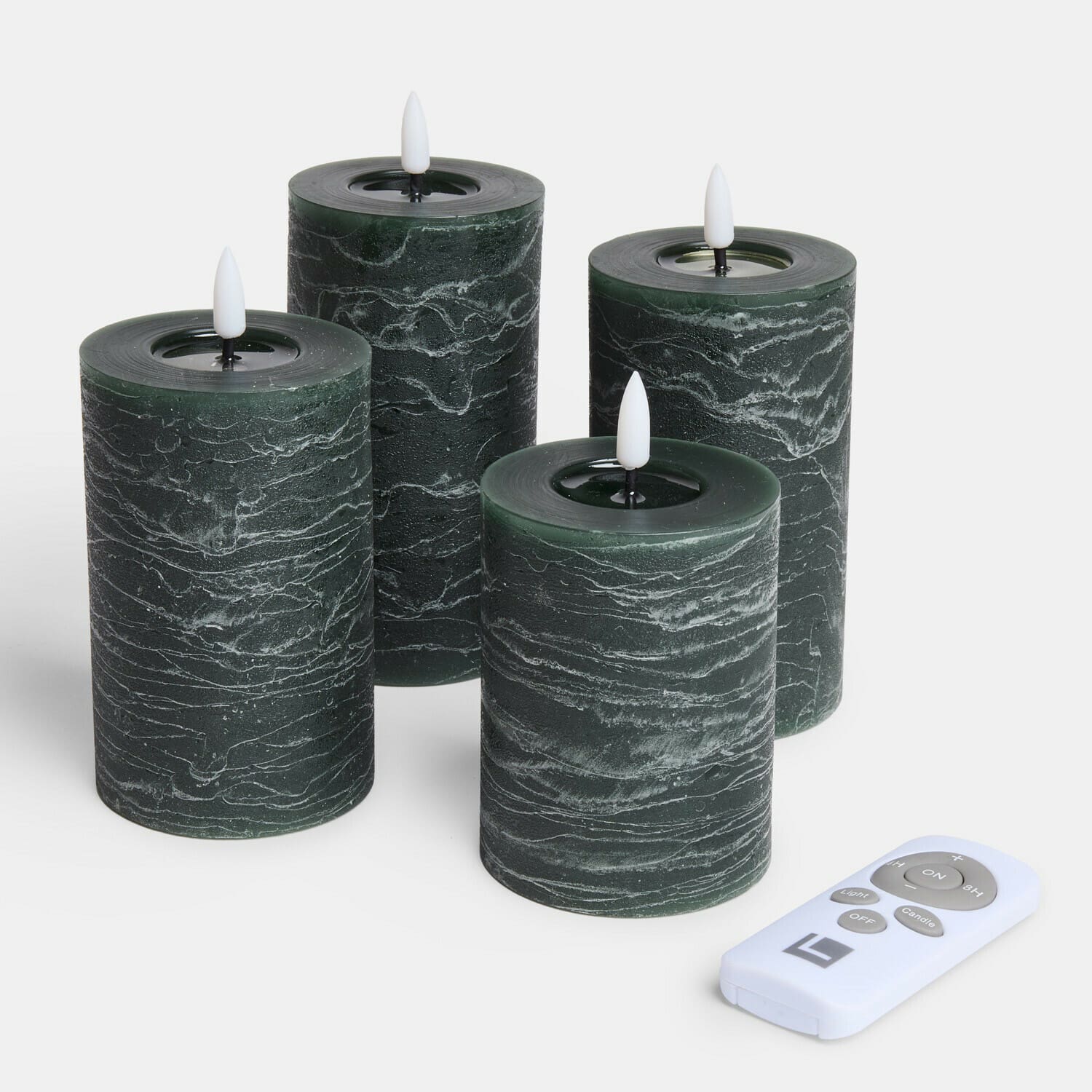 Set di 4 candele cilindriche a LED Ljusvik