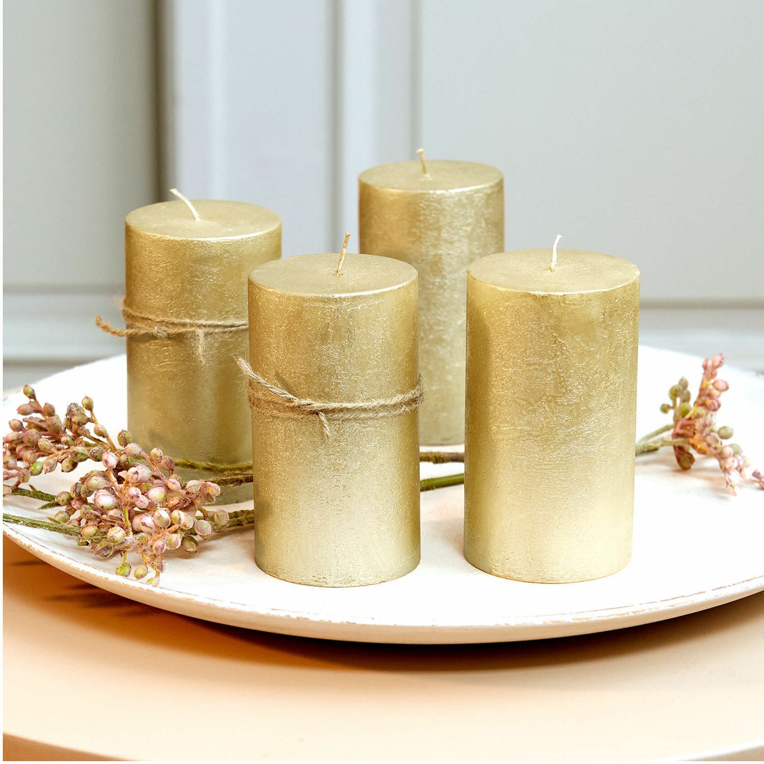 Set di 4 candele Braga